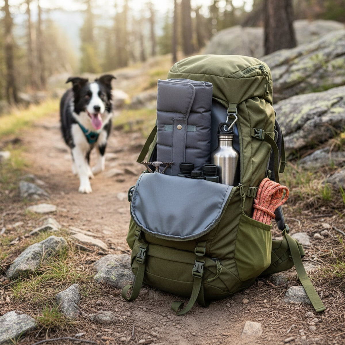 Doctor Bark Portable Hundedecke – Strapazierfähige, waschbare Reisedecke für Auto, Outdoor & unterwegs - Woofshack