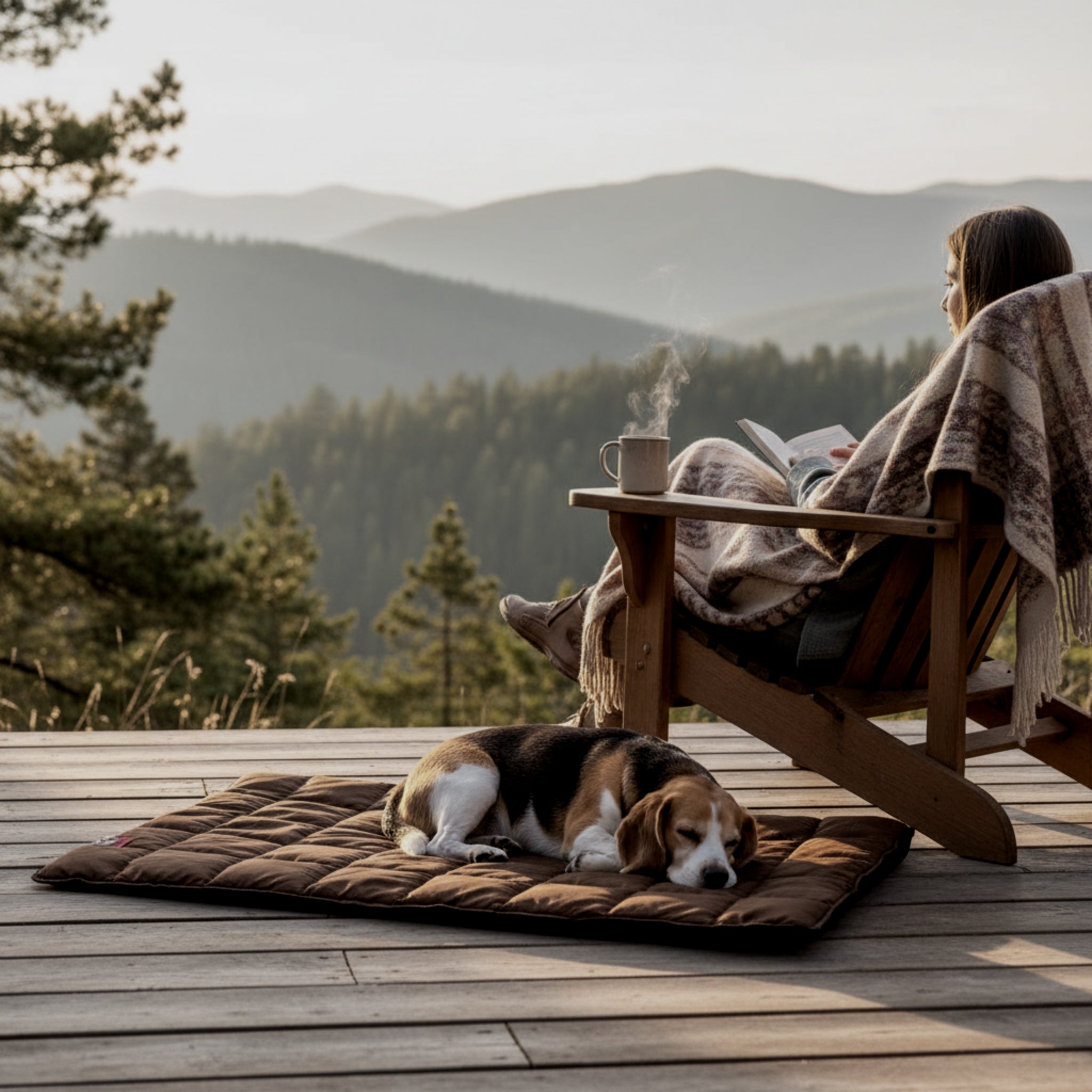 Doctor Bark Portable Hundedecke – Strapazierfähige, waschbare Reisedecke für Auto, Outdoor & unterwegs - Woofshack