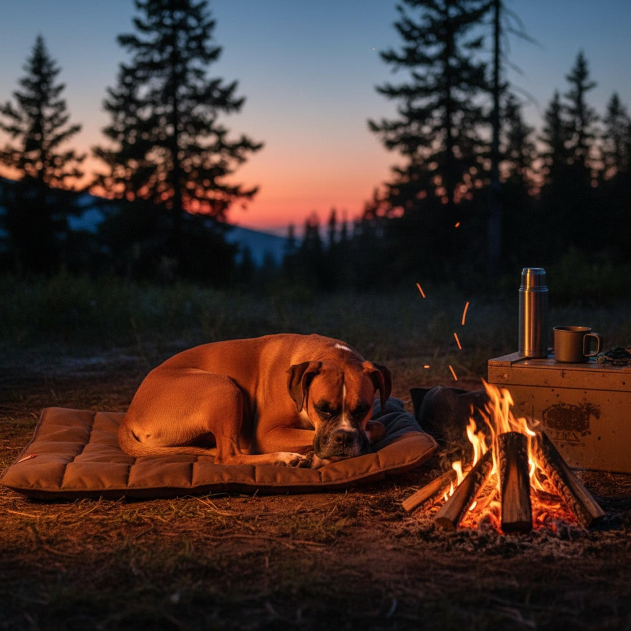 Doctor Bark Portable Hundedecke – Strapazierfähige, waschbare Reisedecke für Auto, Outdoor & unterwegs