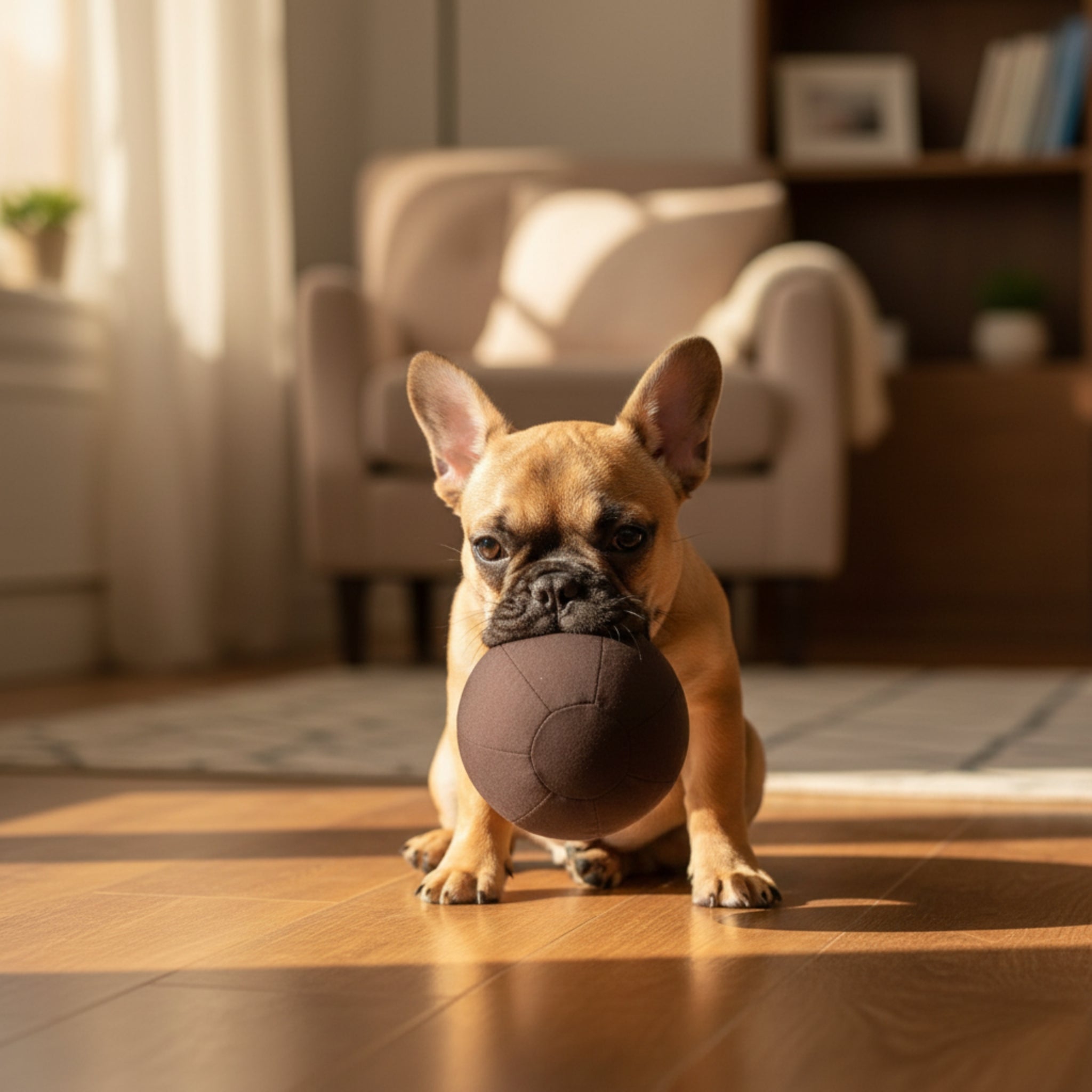 Doctor Bark Toy Ball – Robuster Hundespielball für wilde Jagdspiele, Apportieren & Kuschelstunden, hygienisch waschbar - Woofshack