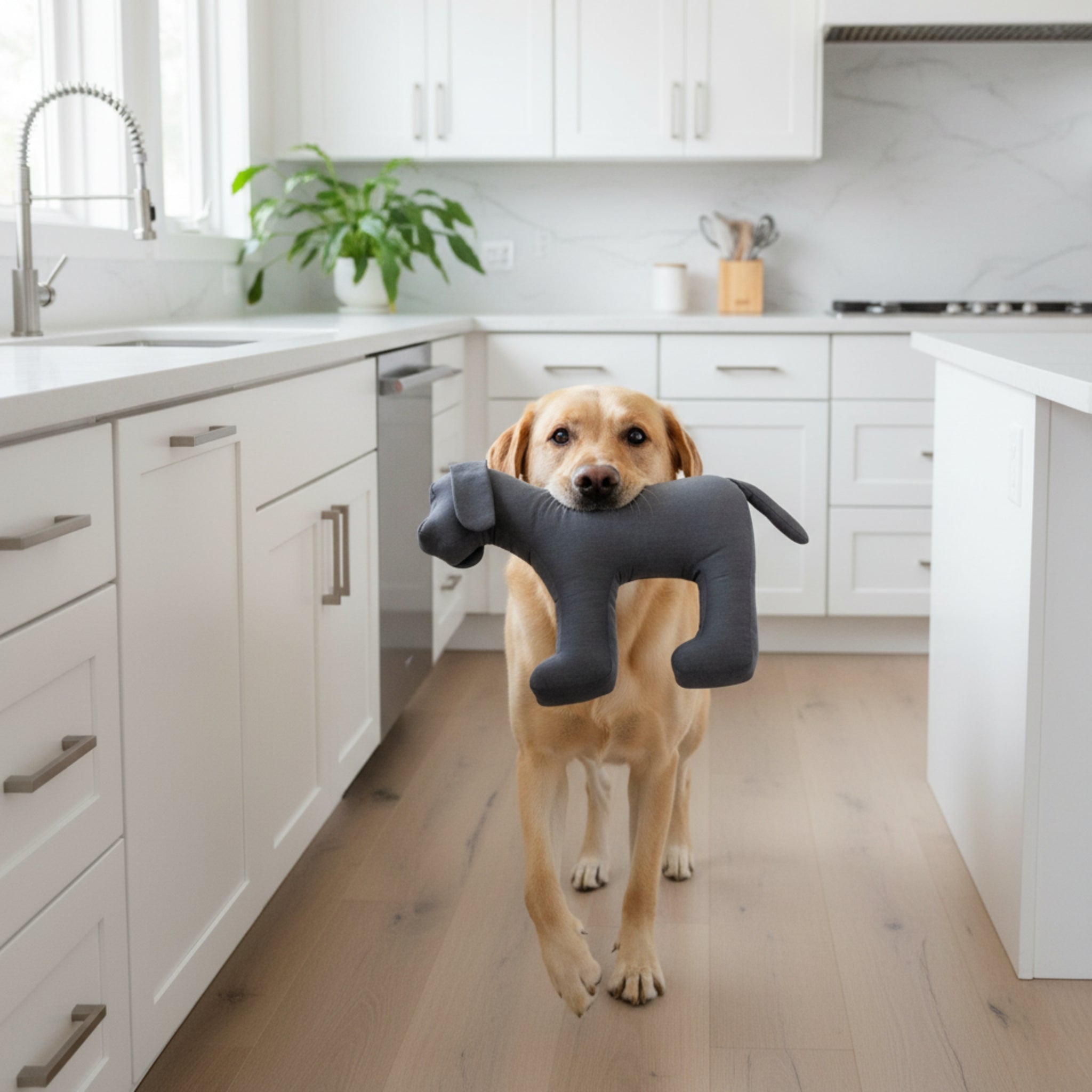 Doctor Bark Toy Dog – Robustes Hundespielzeug für aktive Hunde, hygienisch waschbar bei 95°C & tierärztlich geprüft - Woofshack