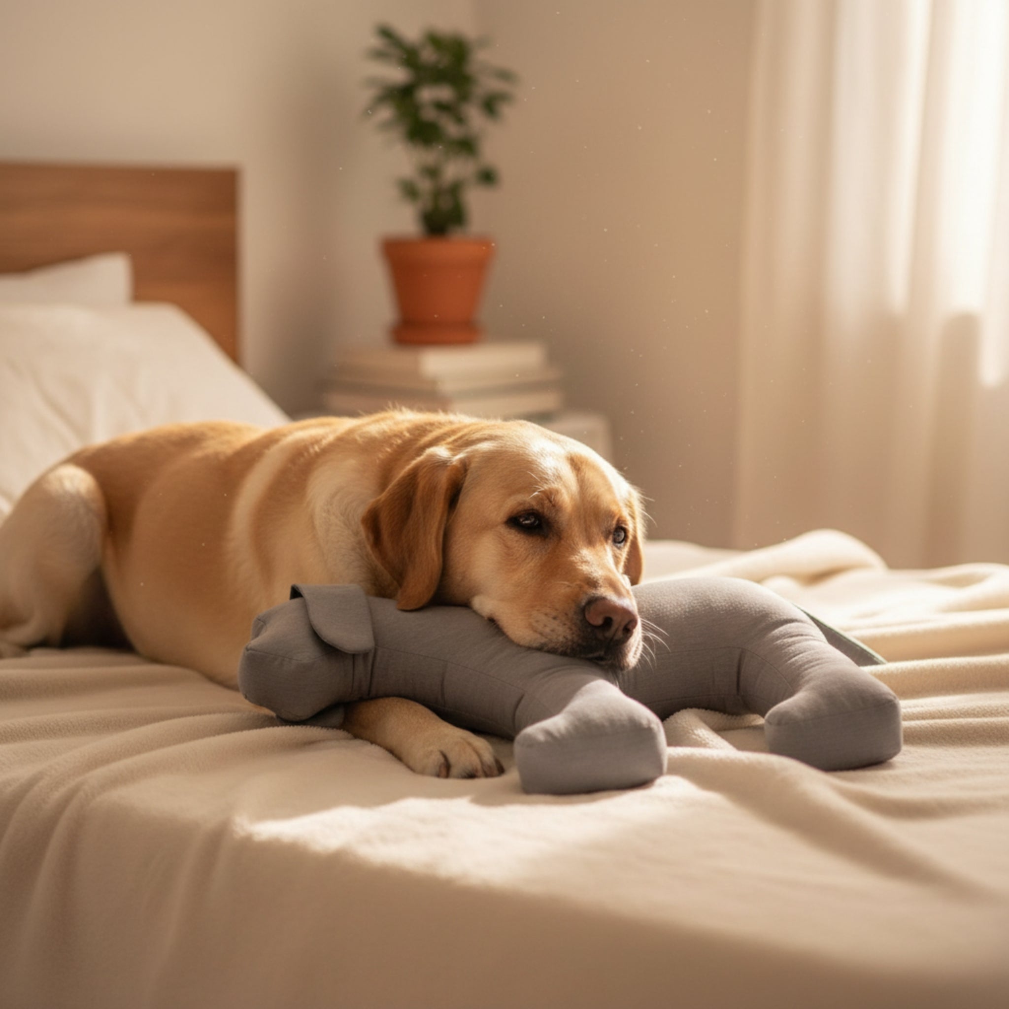 Doctor Bark Toy Dog – Robustes Hundespielzeug für aktive Hunde, hygienisch waschbar bei 95°C & tierärztlich geprüft - Woofshack