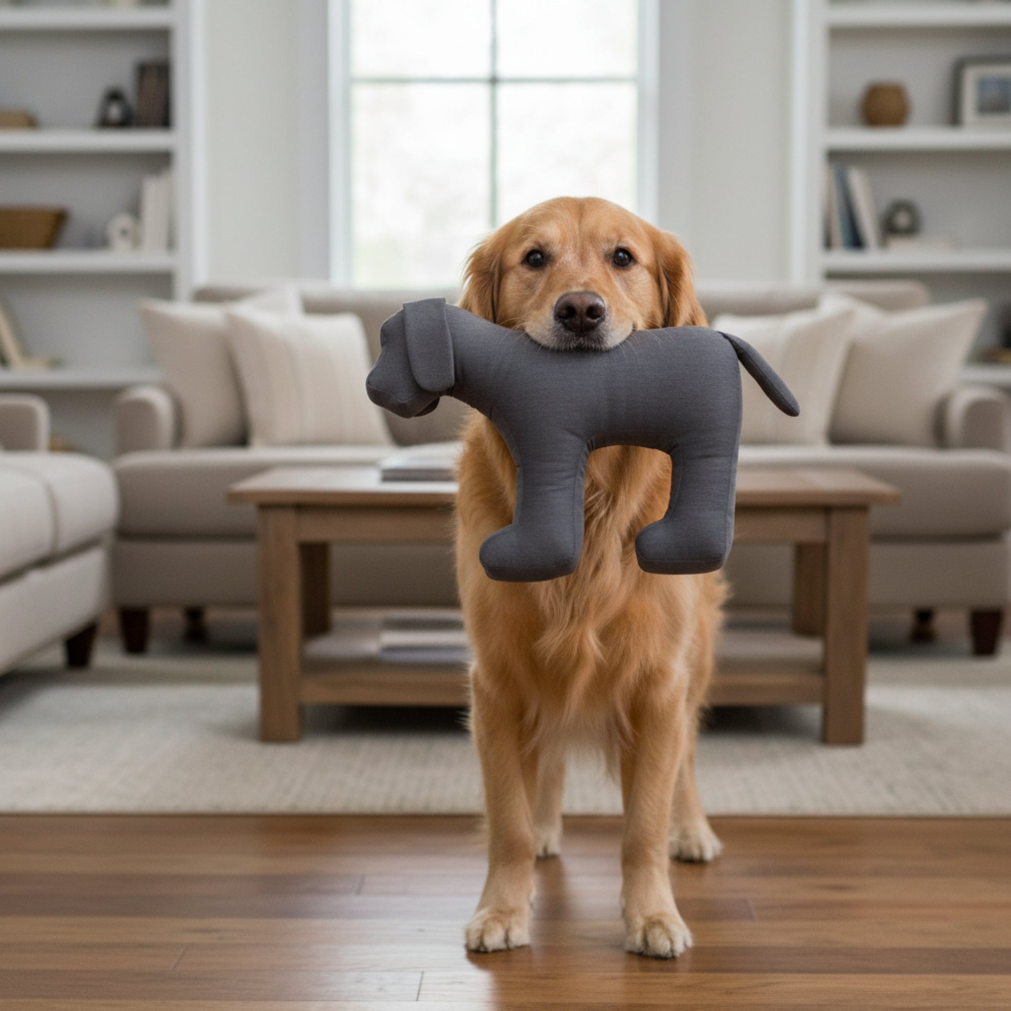 Doctor Bark Toy Dog – Robustes Hundespielzeug für aktive Hunde, hygienisch waschbar bei 95°C & tierärztlich geprüft - Woofshack