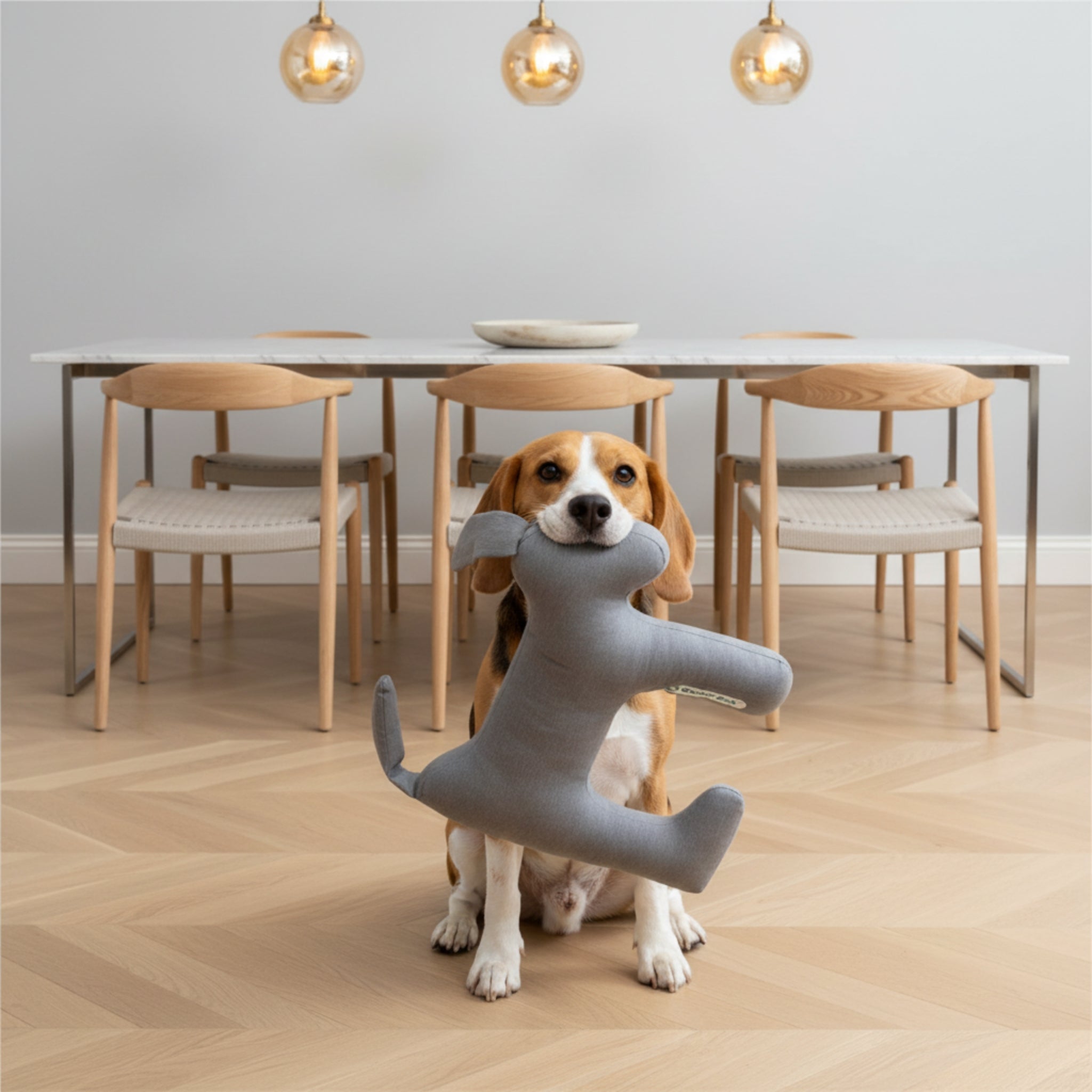 Doctor Bark Toy Dog – Robustes Hundespielzeug für aktive Hunde, hygienisch waschbar bei 95°C & tierärztlich geprüft - Woofshack