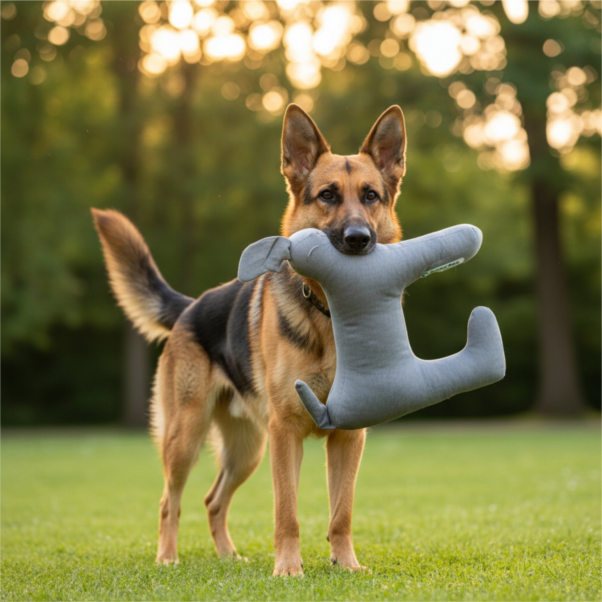 Doctor Bark Toy Dog – Robustes Hundespielzeug für aktive Hunde, hygienisch waschbar bei 95°C & tierärztlich geprüft - Woofshack