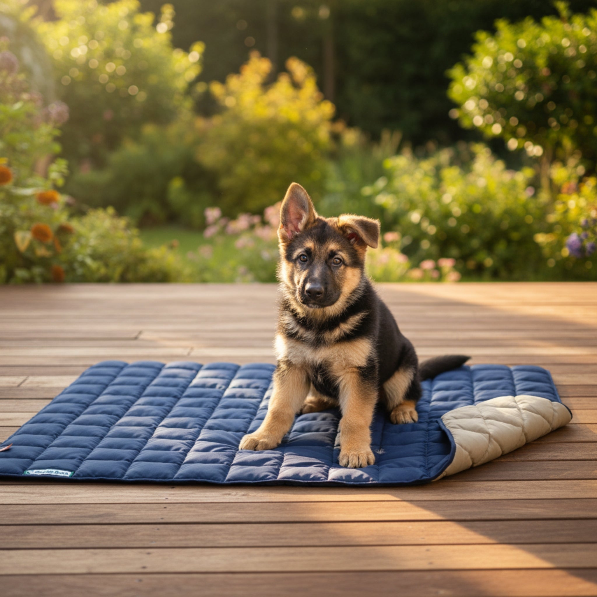 Doctor Bark Wende - Steppdecke – Orthopädische Premium - Hundedecke für Allergiker, ÖKOTEX 100 zertifiziert & tierärztlich entwickelt - Woofshack