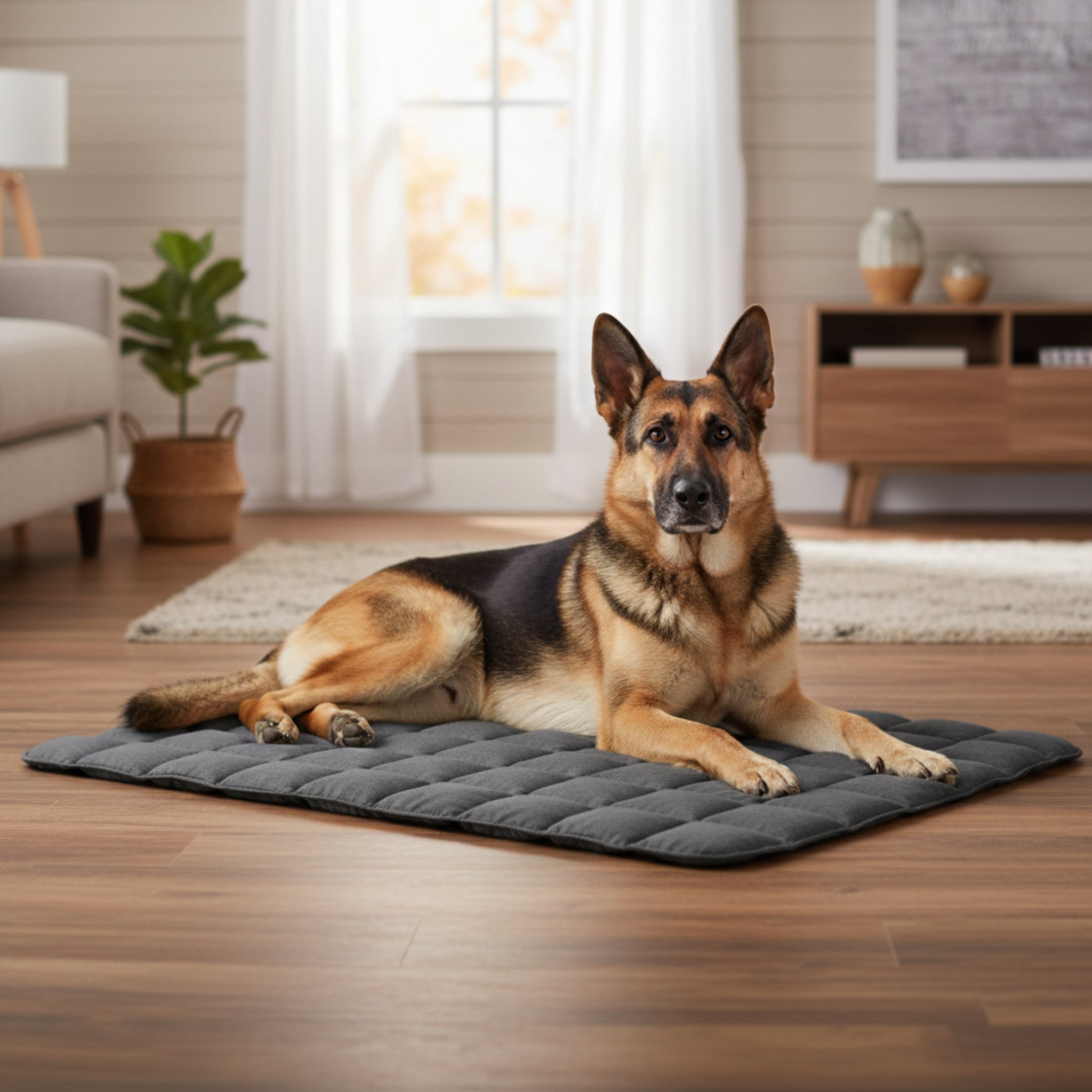 Doctor Bark Wende - Steppdecke – Orthopädische Premium - Hundedecke für Allergiker, ÖKOTEX 100 zertifiziert & tierärztlich entwickelt - Woofshack