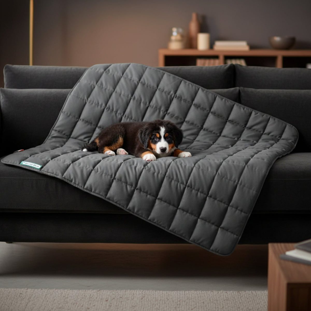 Doctor Bark Wende - Steppdecke – Orthopädische Premium - Hundedecke für Allergiker, ÖKOTEX 100 zertifiziert & tierärztlich entwickelt - Woofshack