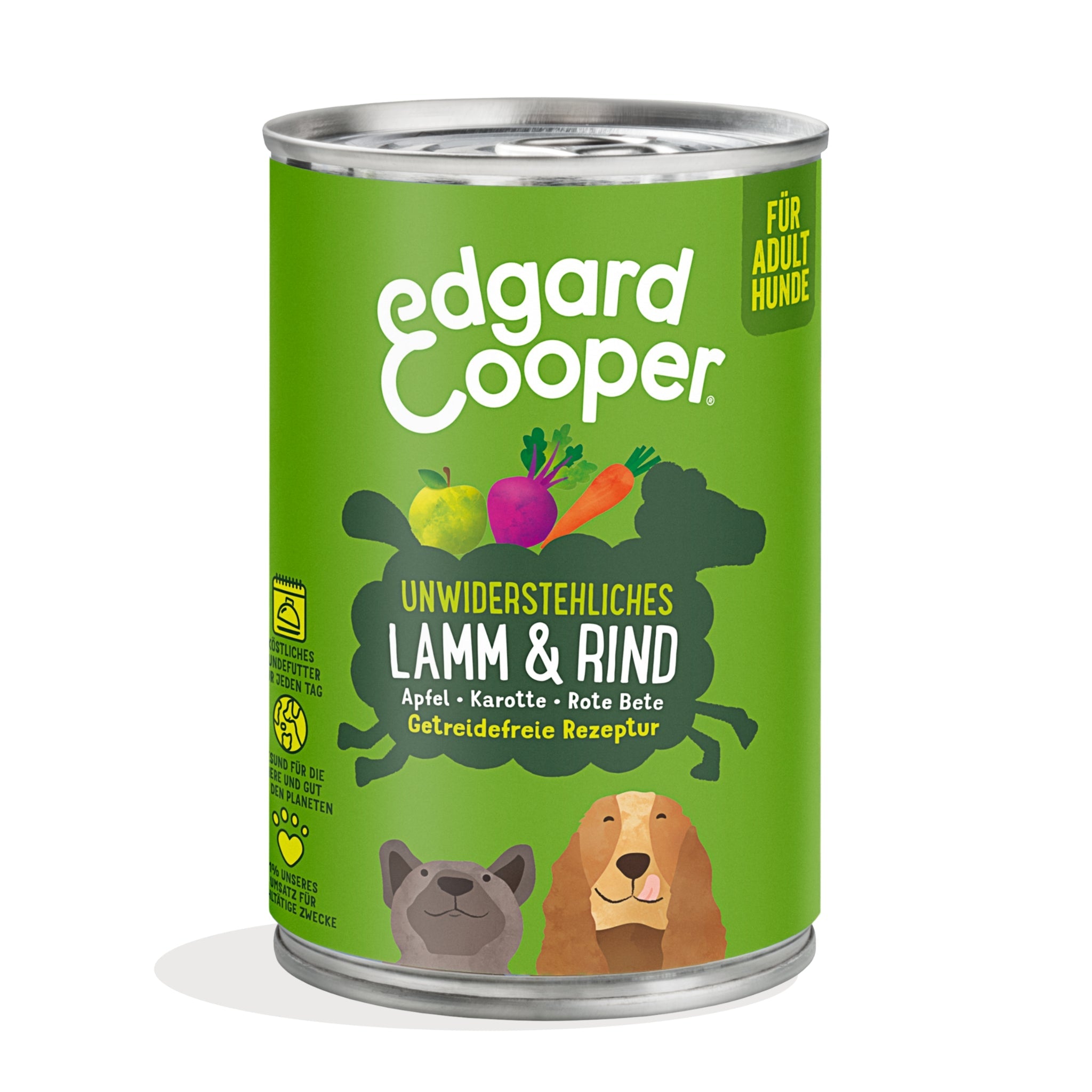 Edgard & Cooper Adult Lamm & Rind, Hunde Nassfutter - Woofshack