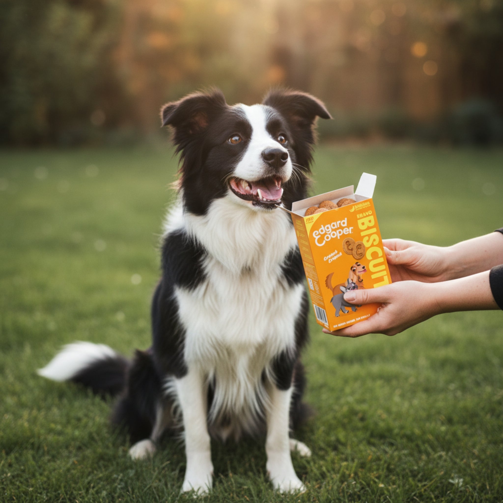 Edgard & Cooper Bravo Biscuits Banane & Erdnussbutter – Knusprige Hundekekse für Training & Belohnung mit natürlichen Zutaten - Woofshack