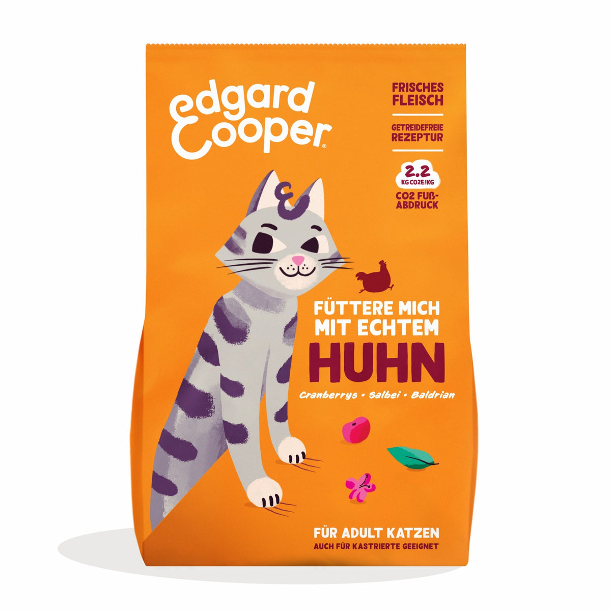 Edgard & Cooper Cat Adult Huhn, Katzen Trockenfutter - Woofshack