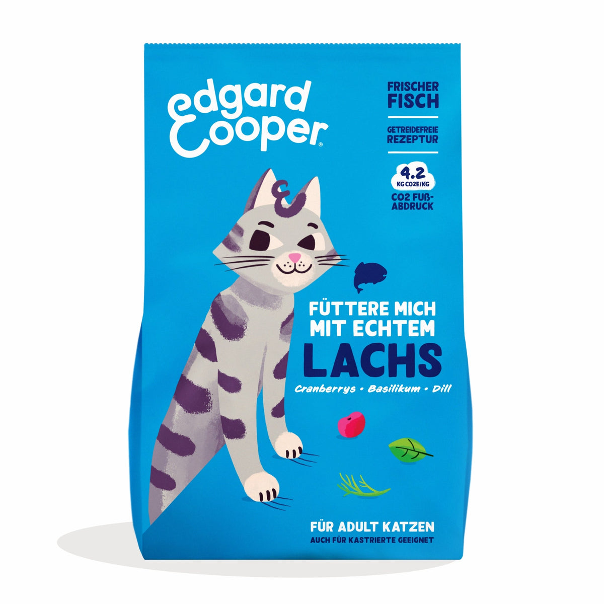 Edgard & Cooper Cat Adult Lachs, Katzen Trockenfutter - Woofshack