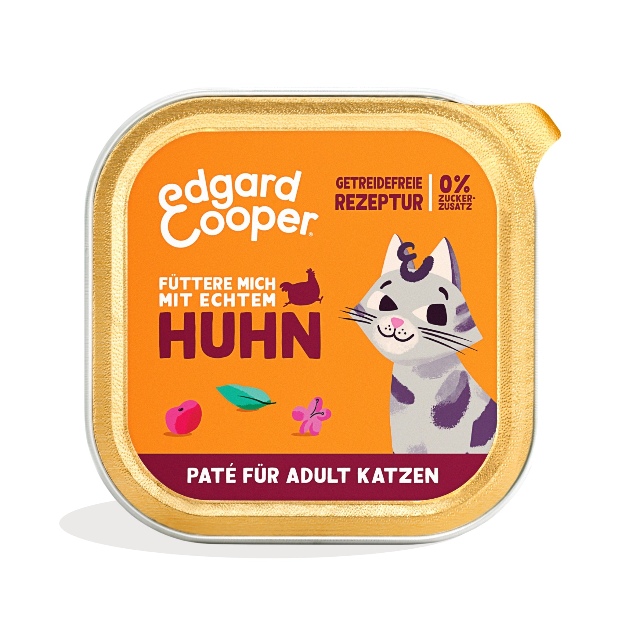 Edgard & Cooper Cat Adult Paté Huhn, Katzen Nassfutter - Woofshack