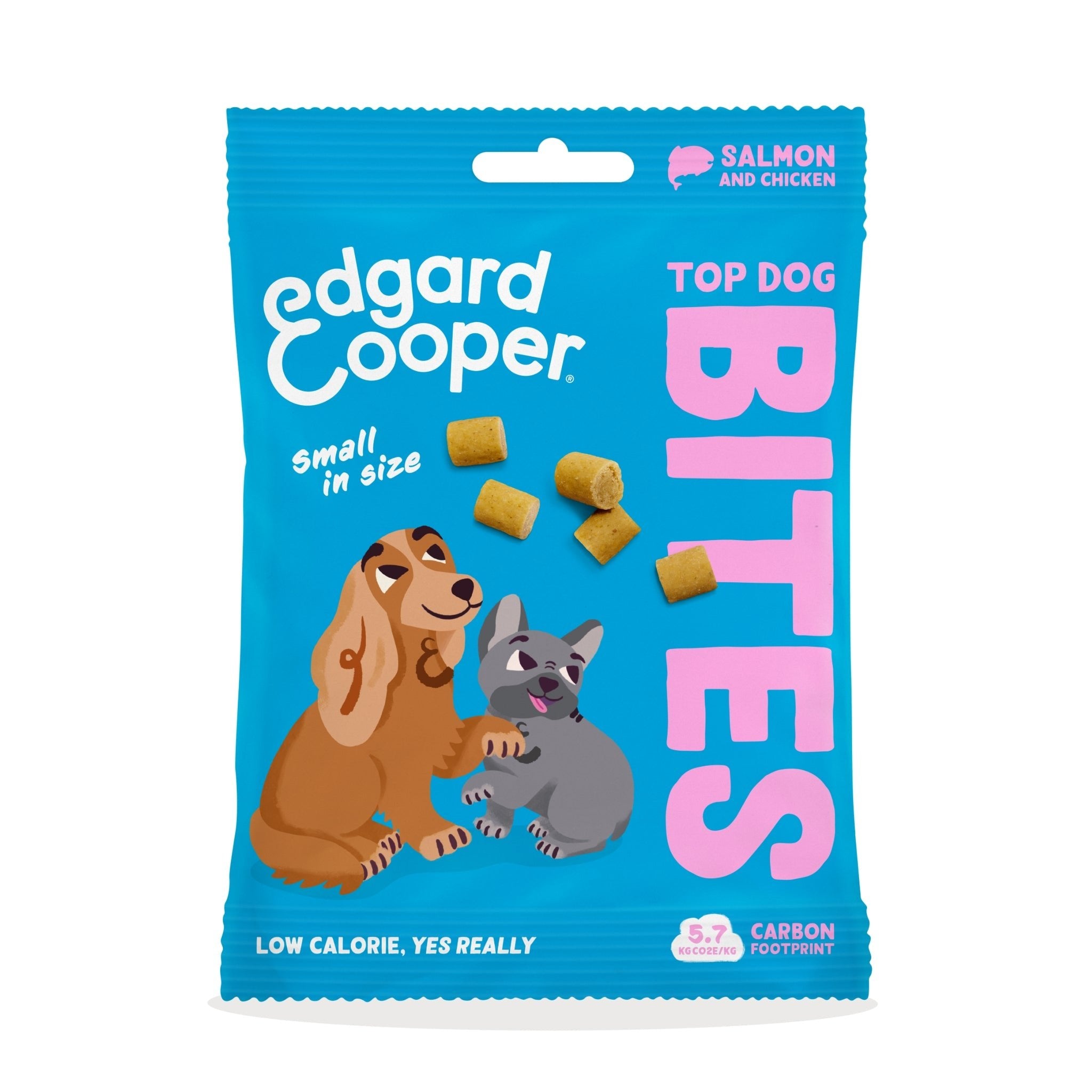Edgard & Cooper Top Dog Bites Lachs & Huhn, Hundesnack - Woofshack