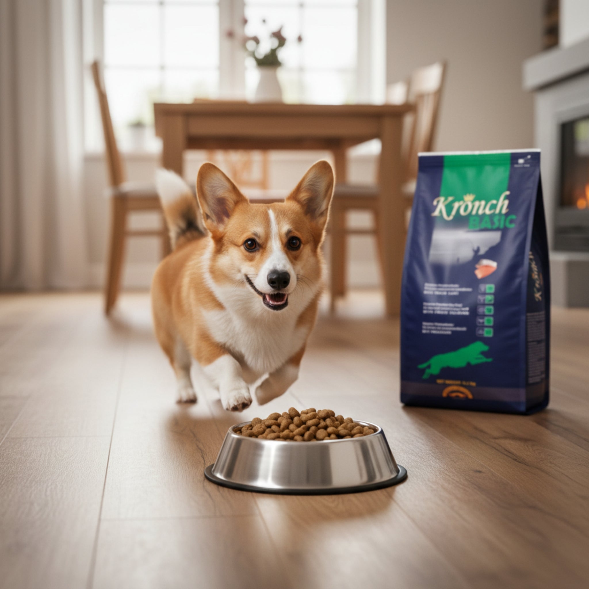 Henne Pet Food Kronch Basic - Premium Trockenfutter für Hunde mit normalem Energiebedarf - Woofshack