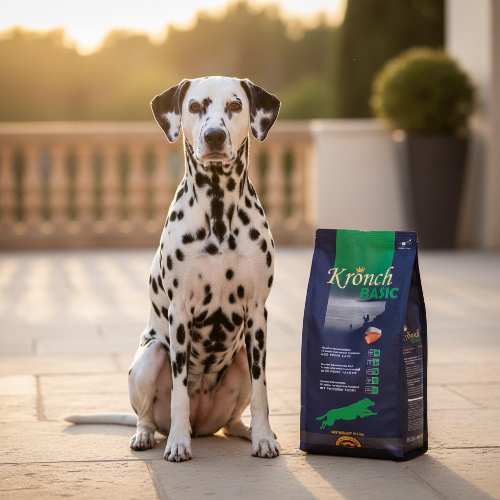Henne Pet Food Kronch Basic - Premium Trockenfutter für Hunde mit normalem Energiebedarf - Woofshack