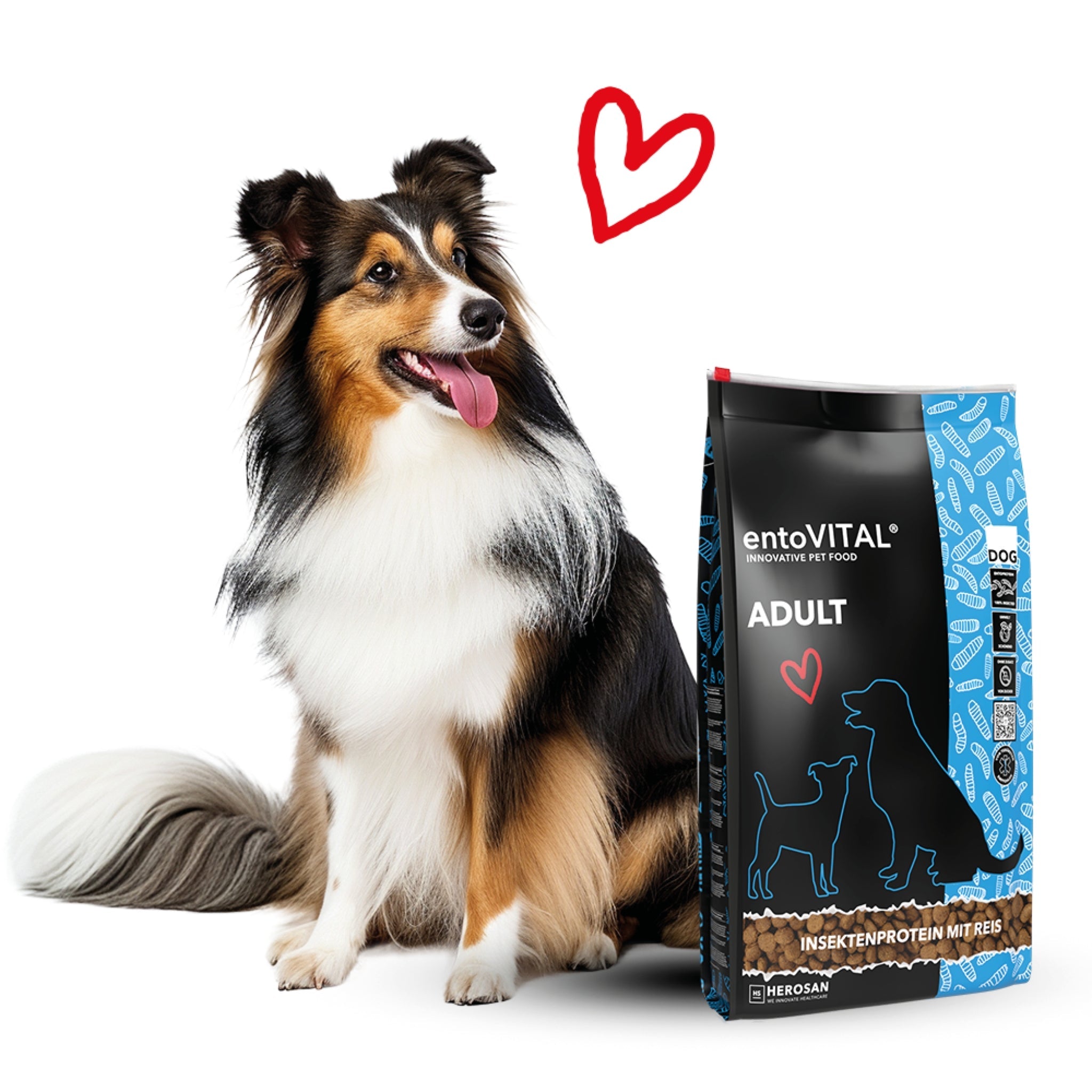 HEROSAN entoVITAL Dog Adult, Hunde Trockenfutter - Woofshack