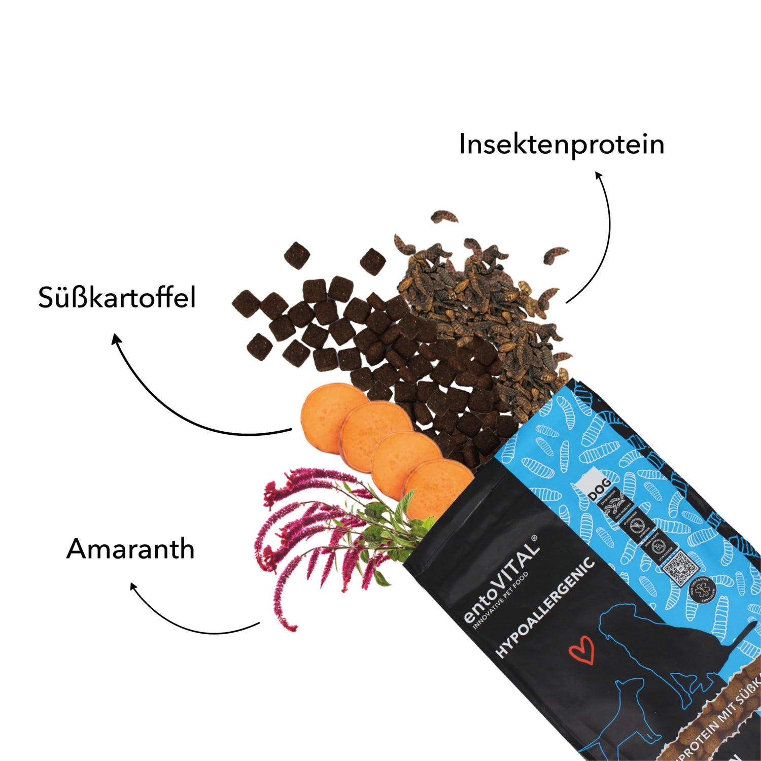 HEROSAN entoVITAL Dog Hypoallergenic, Hunde Trockenfutter - Woofshack