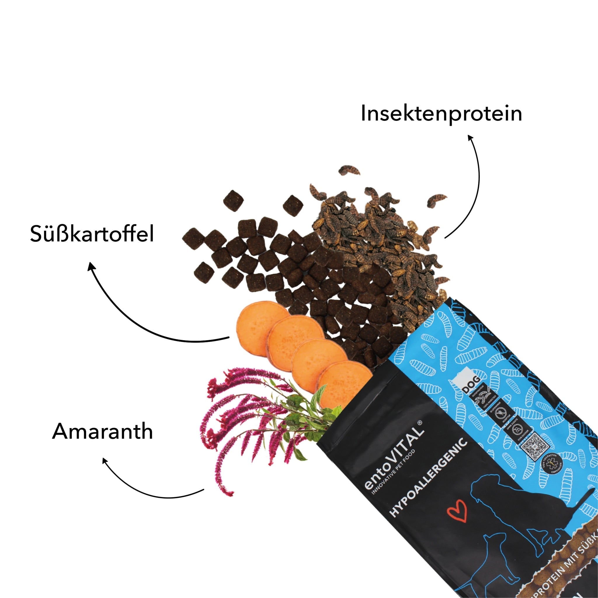 HEROSAN entoVITAL Dog Hypoallergenic, Hunde Trockenfutter - Woofshack