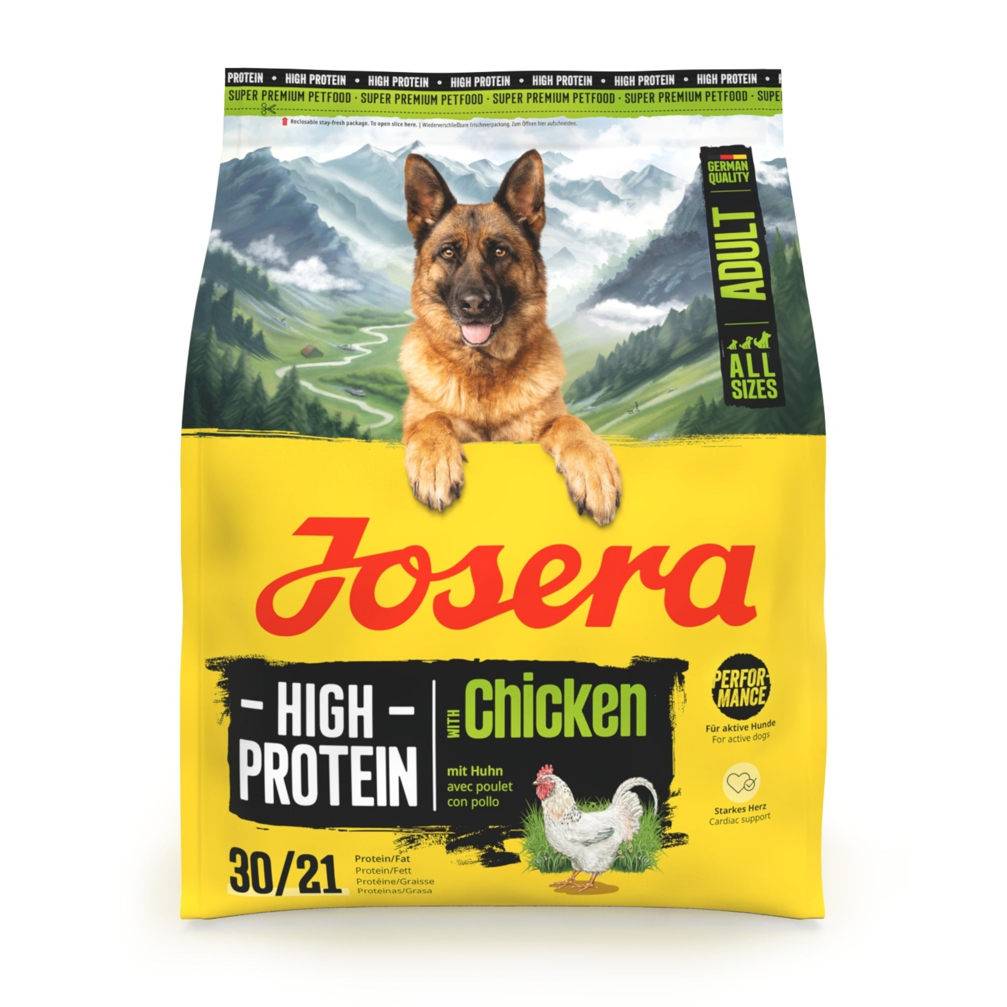 Josera Adult High Protein Chicken, Hunde Trockenfutter - Woofshack