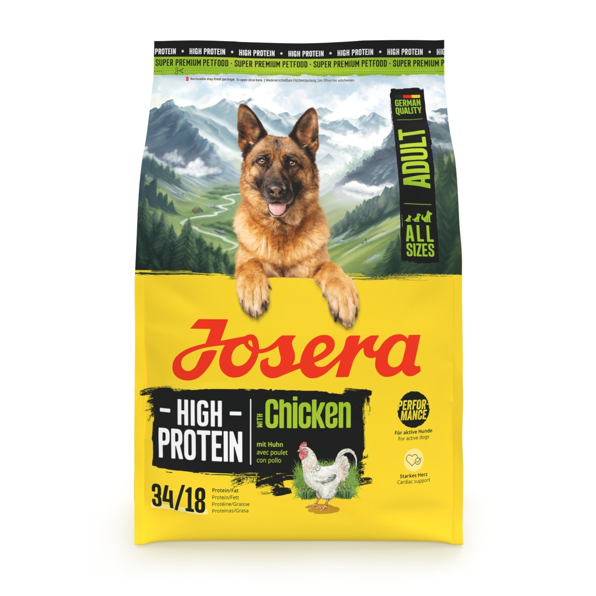 Josera Adult High Protein Chicken, Hunde Trockenfutter - Woofshack