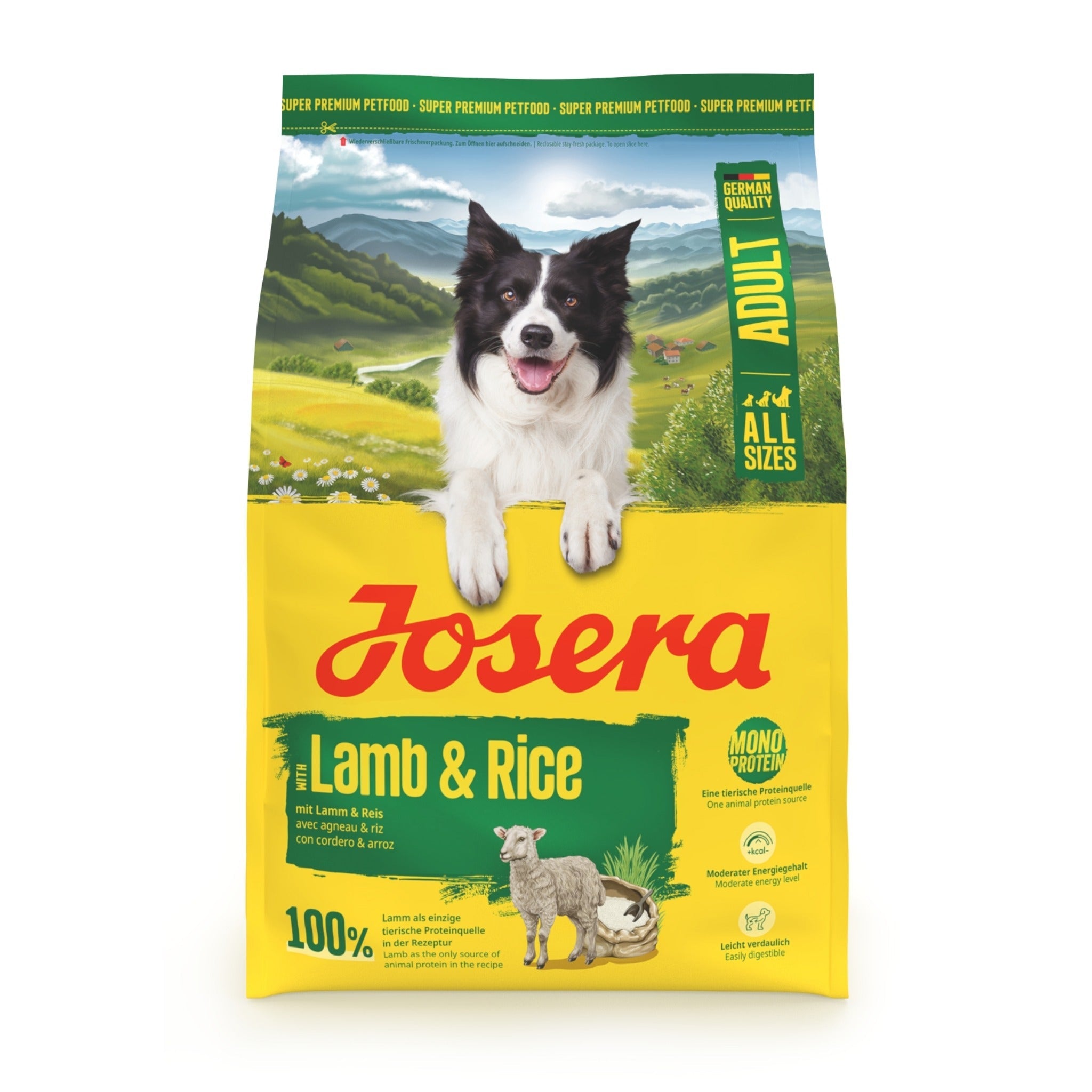Josera Adult Lamb & Rice Monoprotein, Hunde Trockenfutter - Woofshack