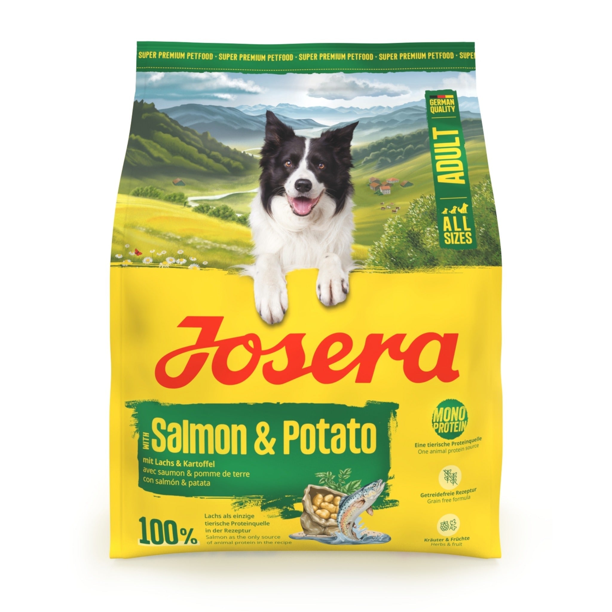 Josera Adult Salmon & Potato Monoprotein, Hunde Trockenfutter - Woofshack