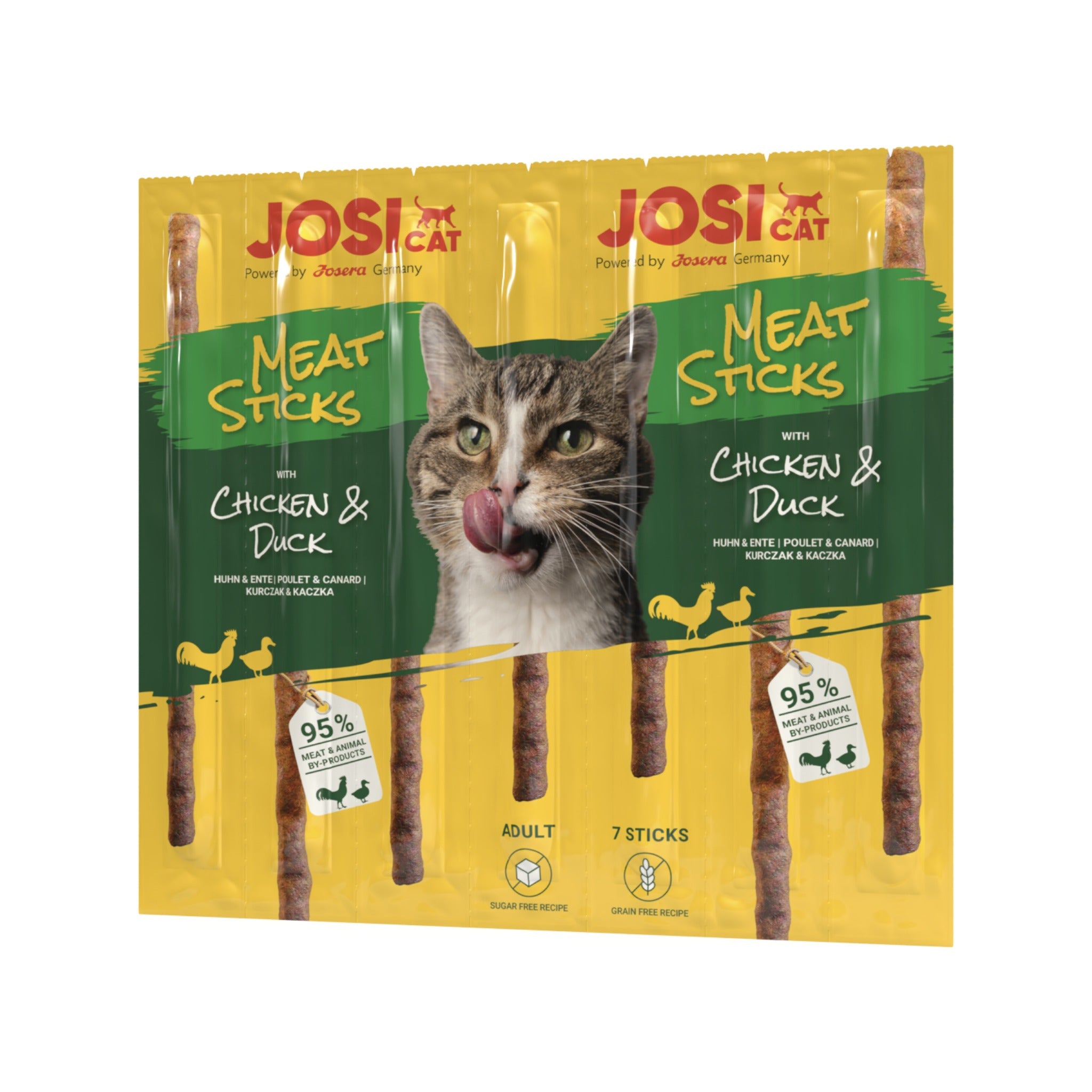 Josera JosiCat Meat Sticks Chicken & Duck, Katzensnack