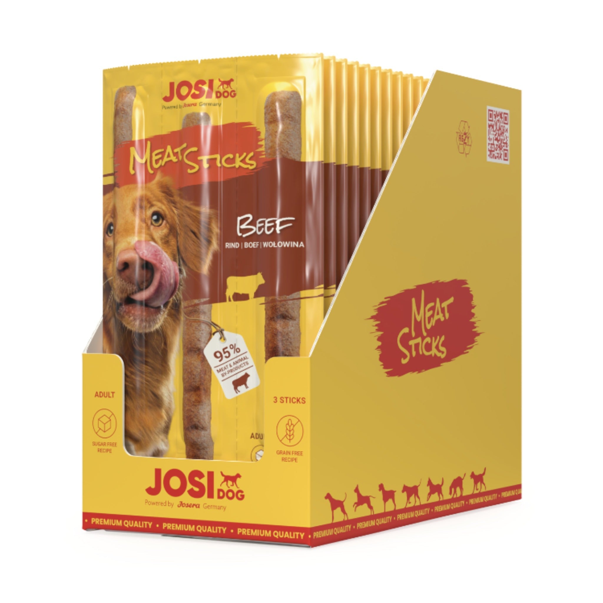 Josera JosiDog Meat Sticks Beef, Hundesnack - Woofshack