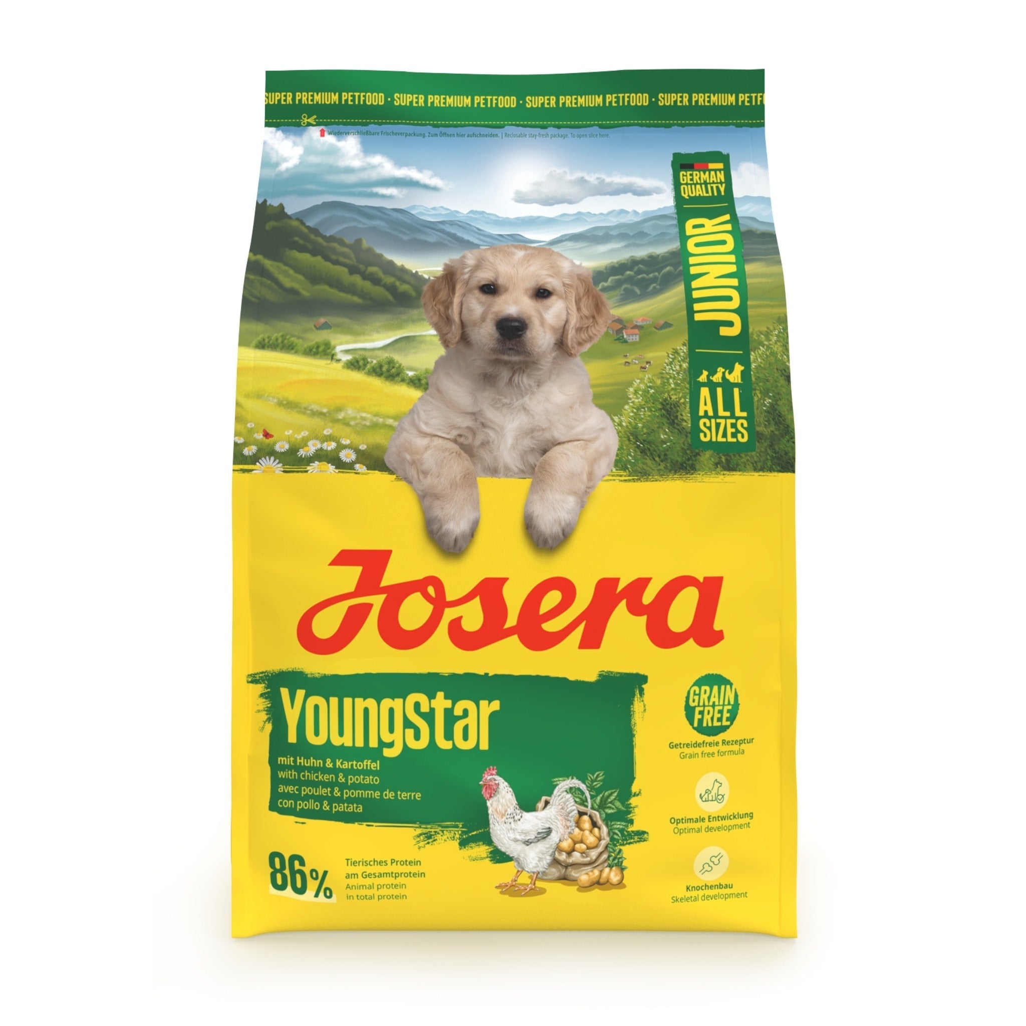 Josera Junior Youngstar Grain Free, Welpen Trockenfutter - Woofshack
