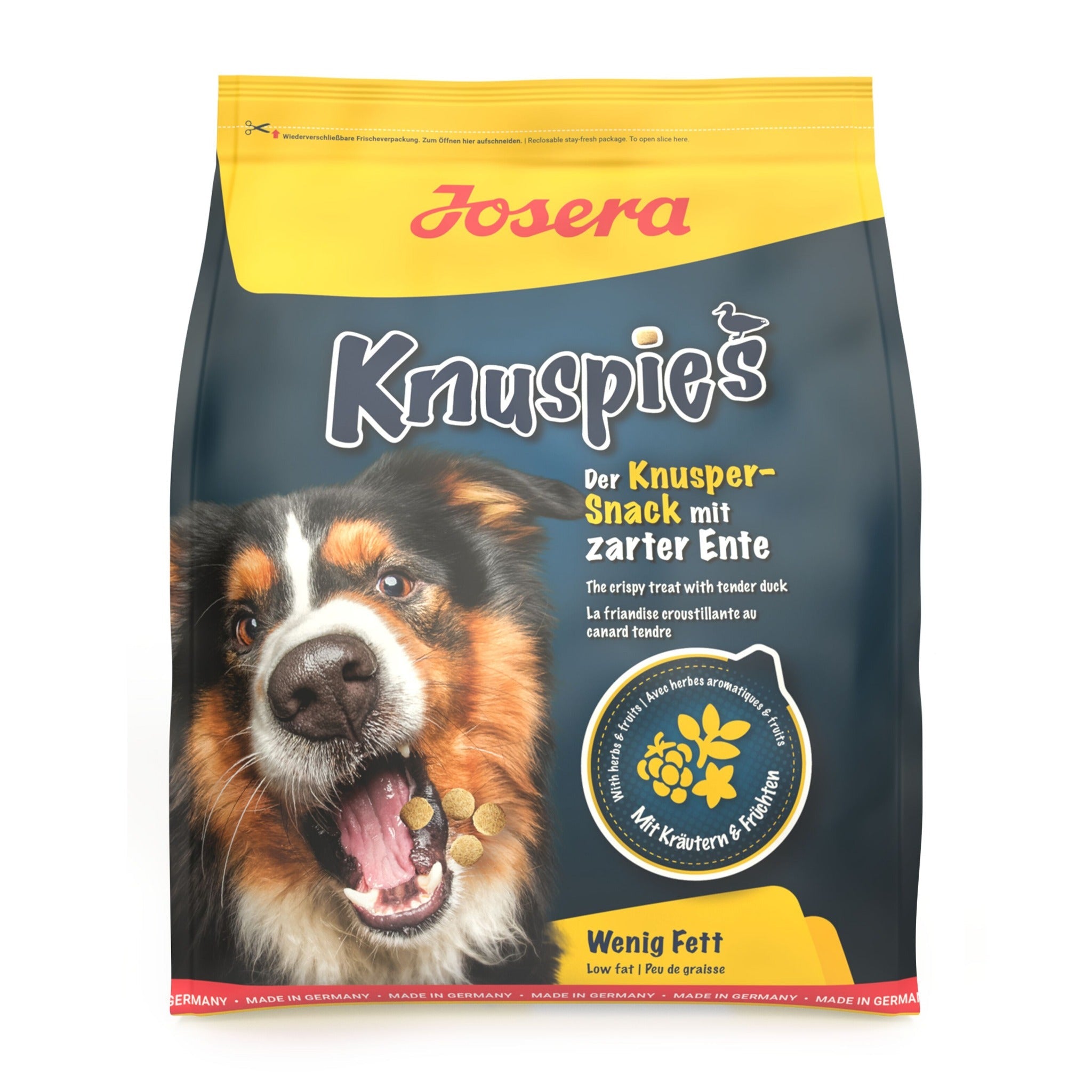 Josera Knuspies mit Ente, Hundesnack - Woofshack