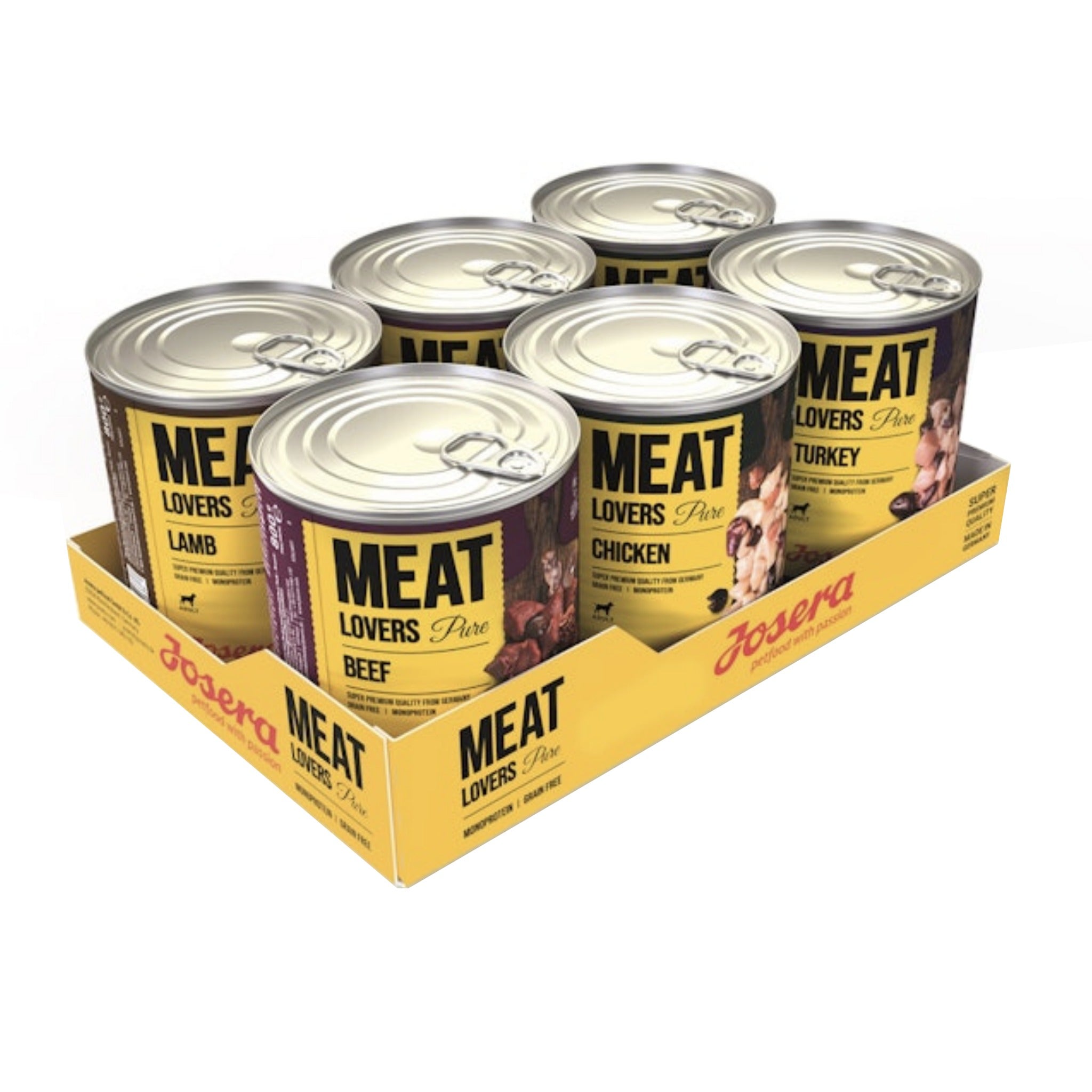 Josera Meat Lovers Pure Multipack, Hunde Nassfutter