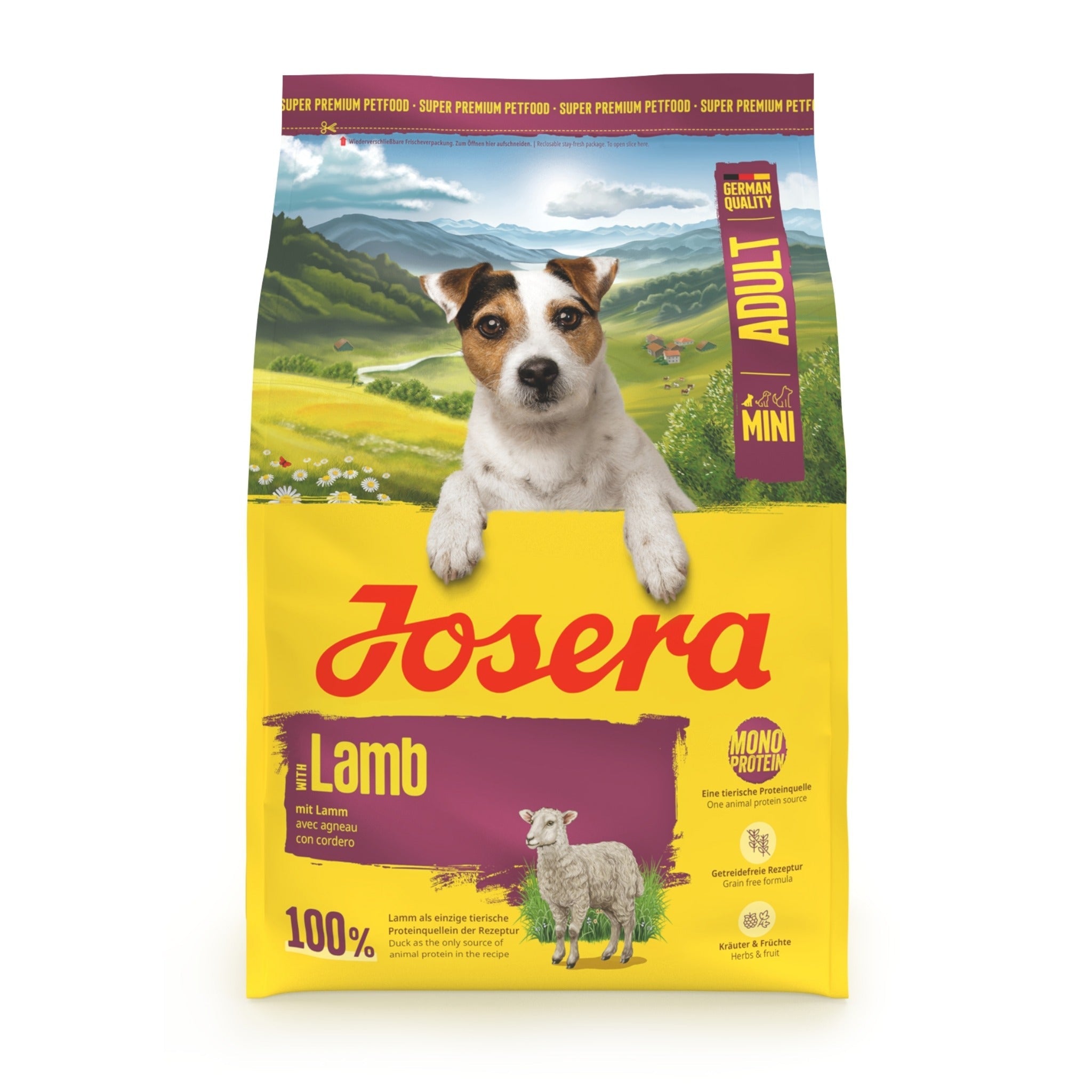Josera Mini Adult Lamb, Hunde Trockenfutter - Woofshack