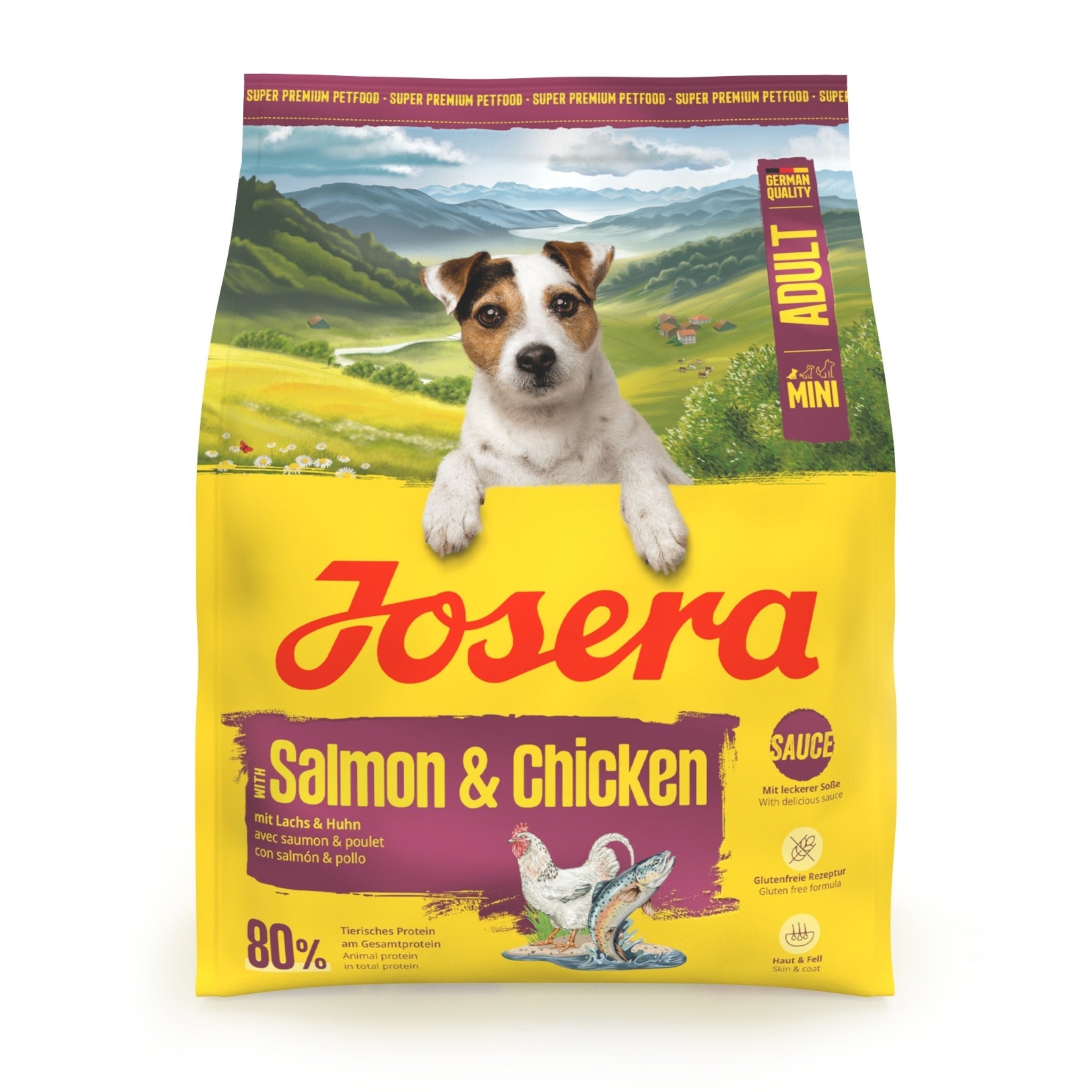Josera Mini Adult Salmon & Chicken, Hunde Trockenfutter - Woofshack