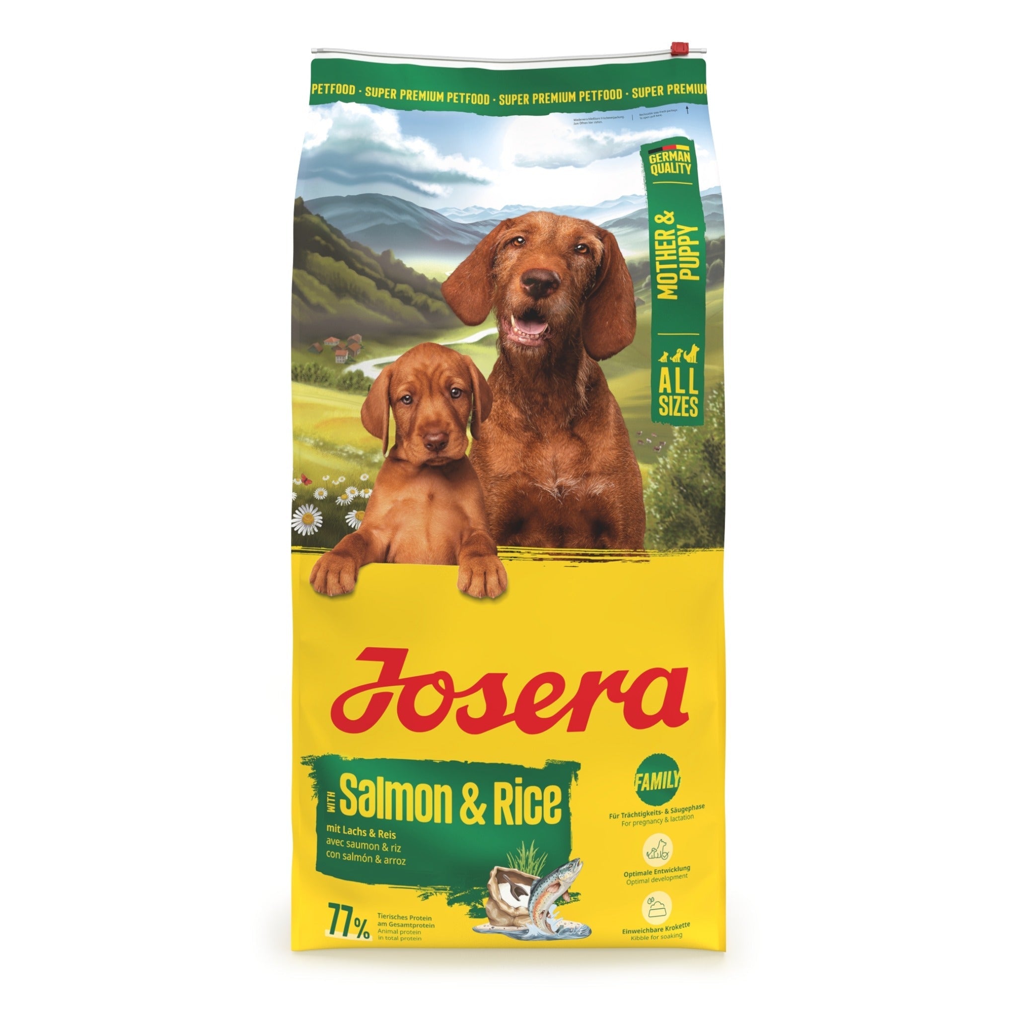 Josera Mother & Puppy Salmon & Rice, Hunde Trockenfutter - Woofshack