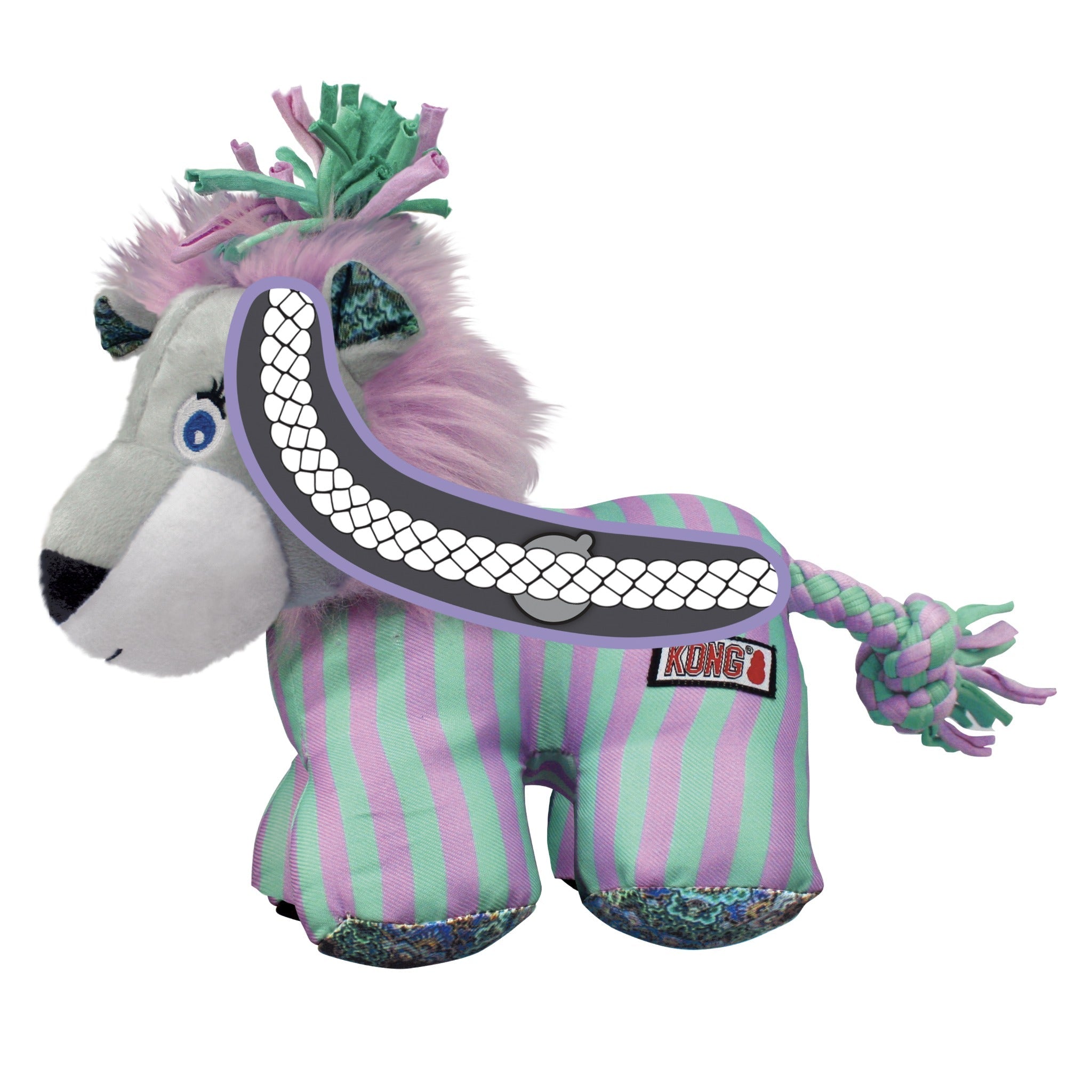 Kong Knots Carnival Lion, Hundespielzeug - Woofshack