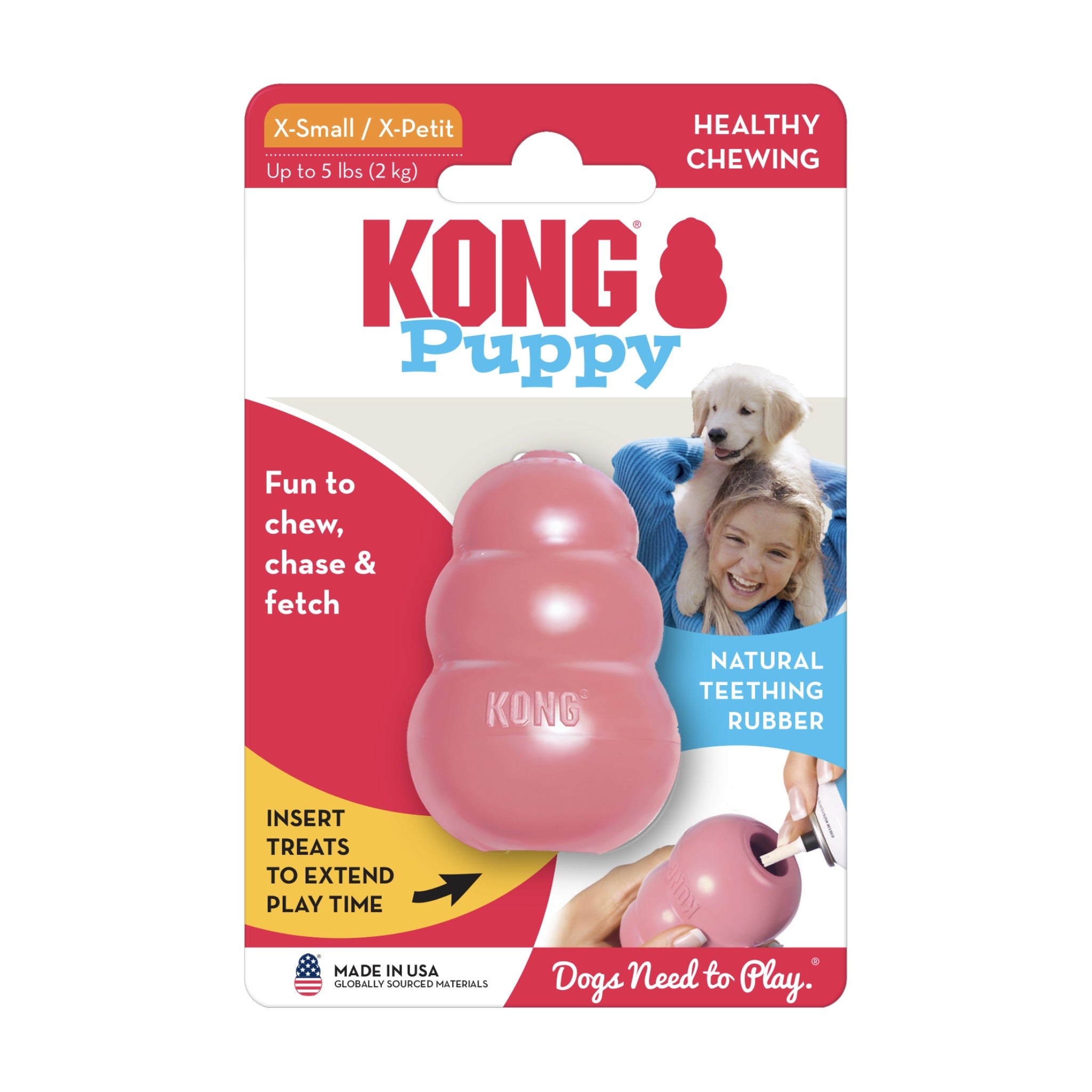 Kong Puppy Kauspielzeug für Welpen, Hundespielzeug - Woofshack