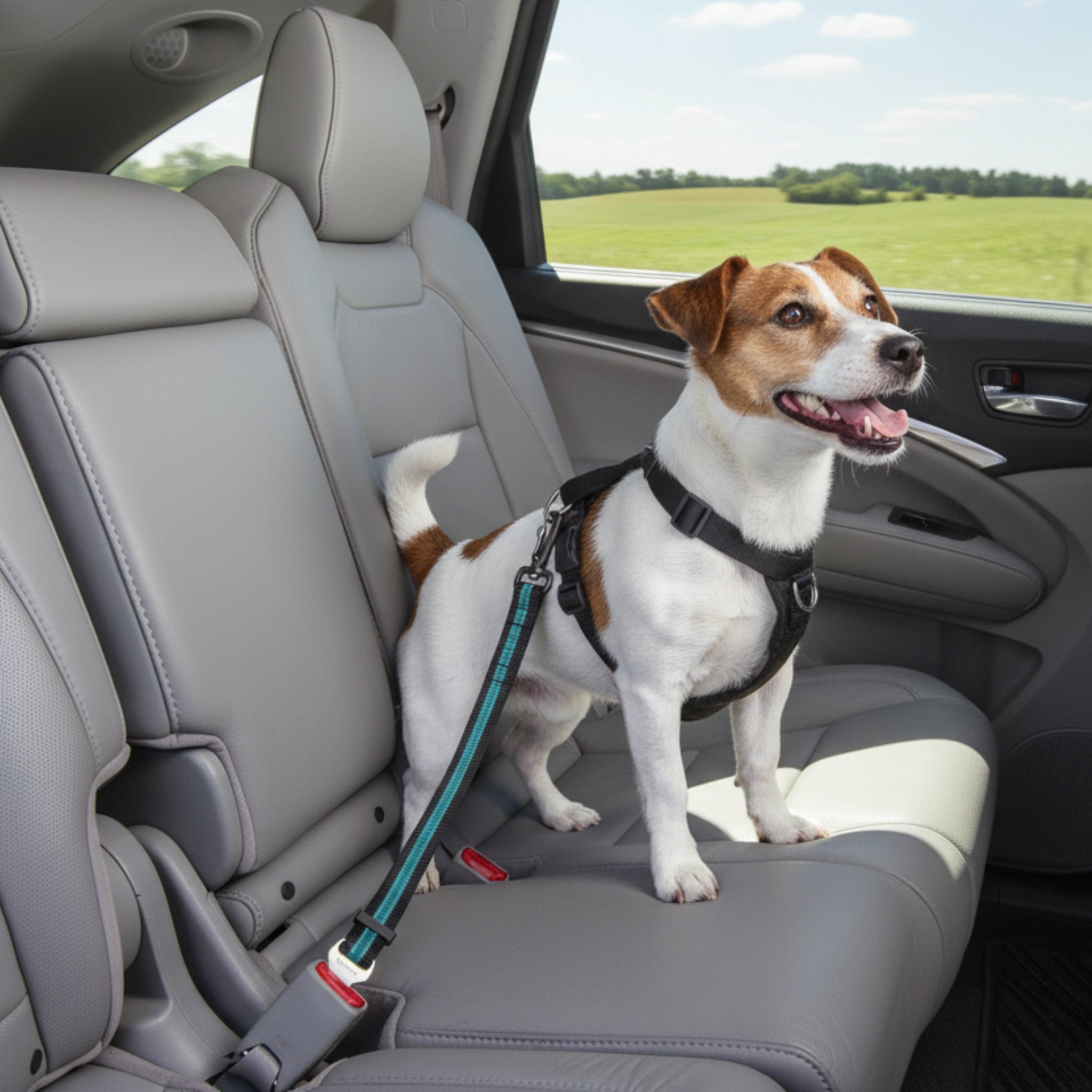 Kurgo Direct to Seatbelt Swivel Tether Hundeautogurt mit 360° Drehgelenk – Sicher im Auto mit Hund - Woofshack