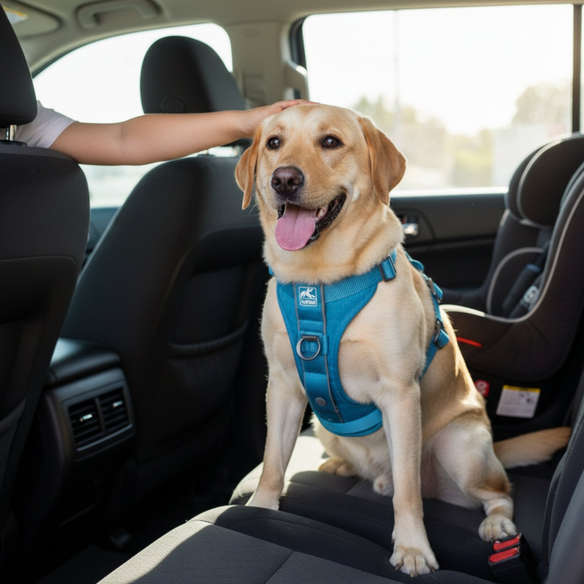 Kurgo Tru - Fit Hundegeschirr – Sicheres Auto - Sicherheitsgeschirr mit Crashtest - Zertifizierung - Woofshack