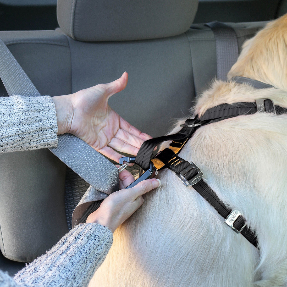 Kurgo Tru - Fit Hundegeschirr – Sicheres Auto - Sicherheitsgeschirr mit Crashtest - Zertifizierung - Woofshack