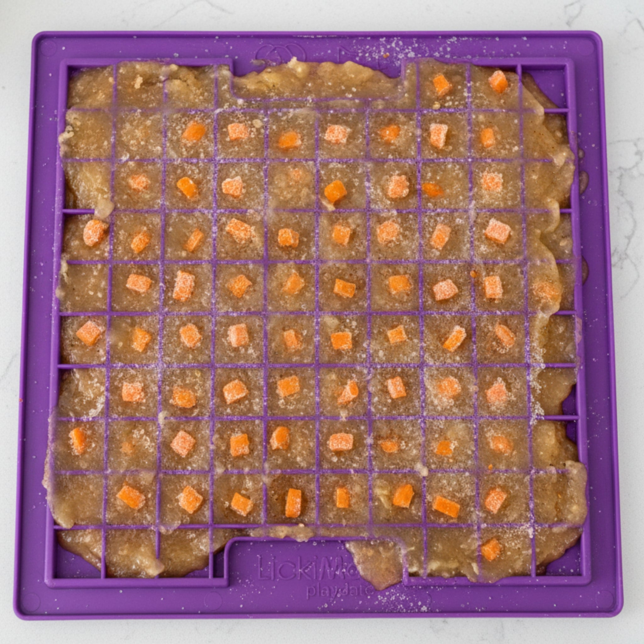 LickiMat Classic Playdate Schleckmatte – Anti - Stress & Beruhigung für ängstliche Hunde - Woofshack