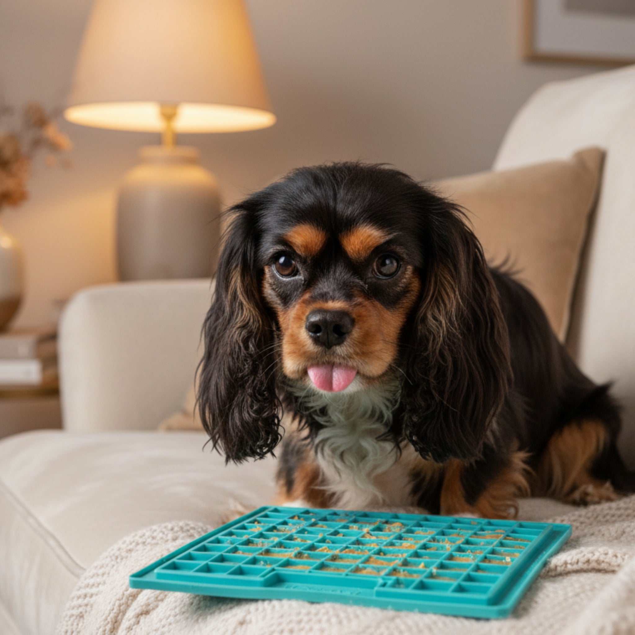 LickiMat Classic Playdate Schleckmatte – Anti - Stress & Beruhigung für ängstliche Hunde - Woofshack