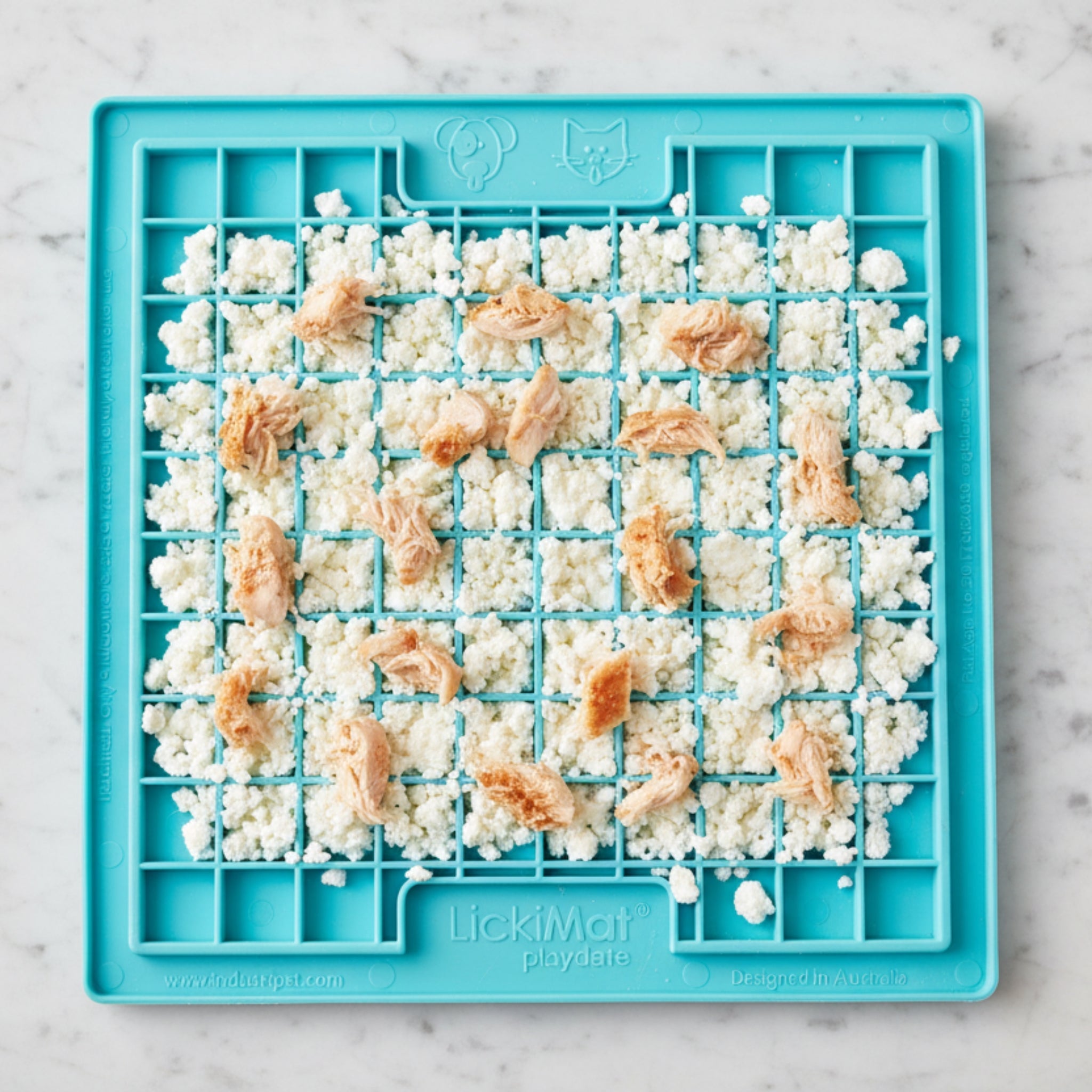 LickiMat Classic Playdate Schleckmatte – Anti - Stress & Beruhigung für ängstliche Hunde - Woofshack