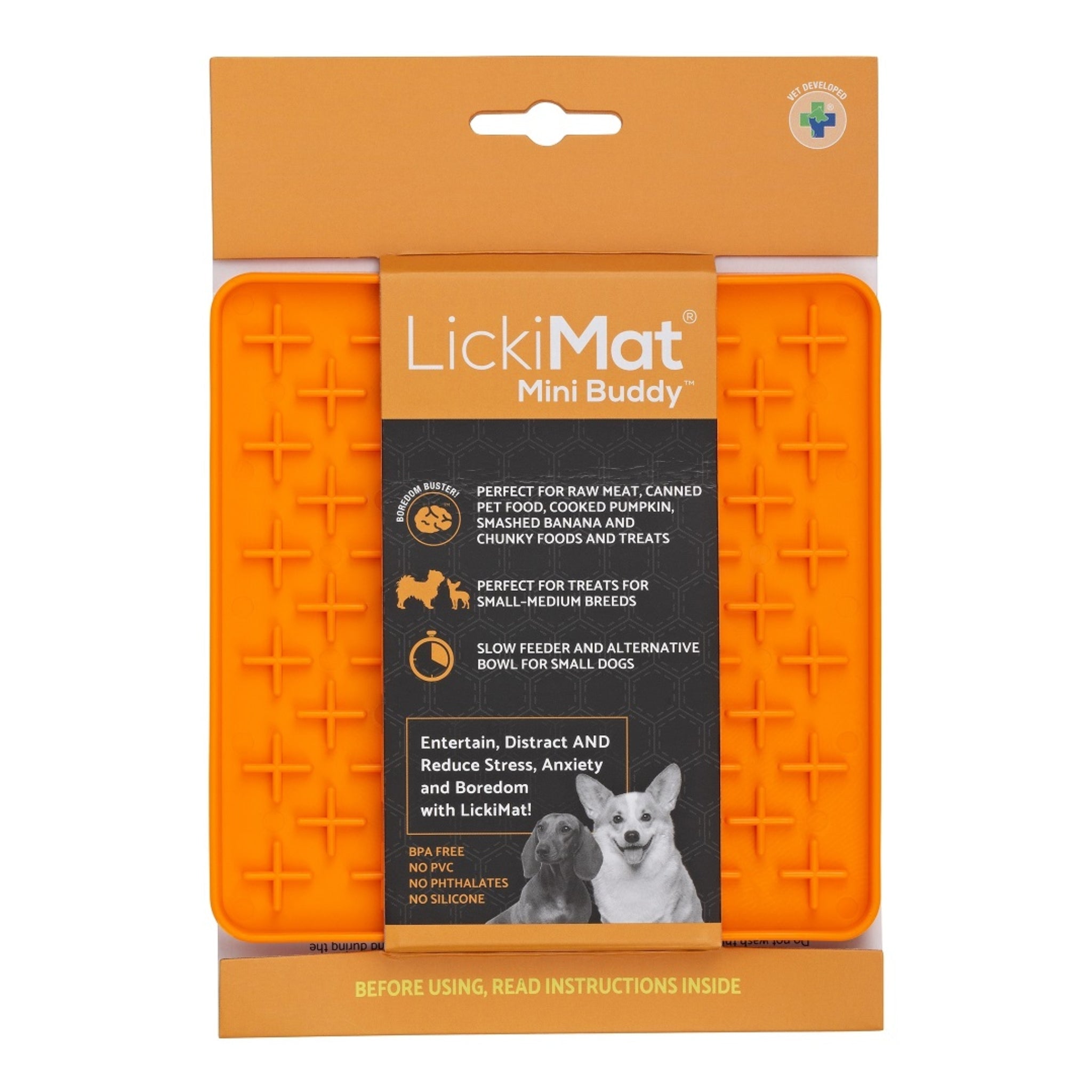 LickiMat Mini Buddy – Die kompakte Schleckmatte gegen Langeweile & Stress bei Hunden - Woofshack