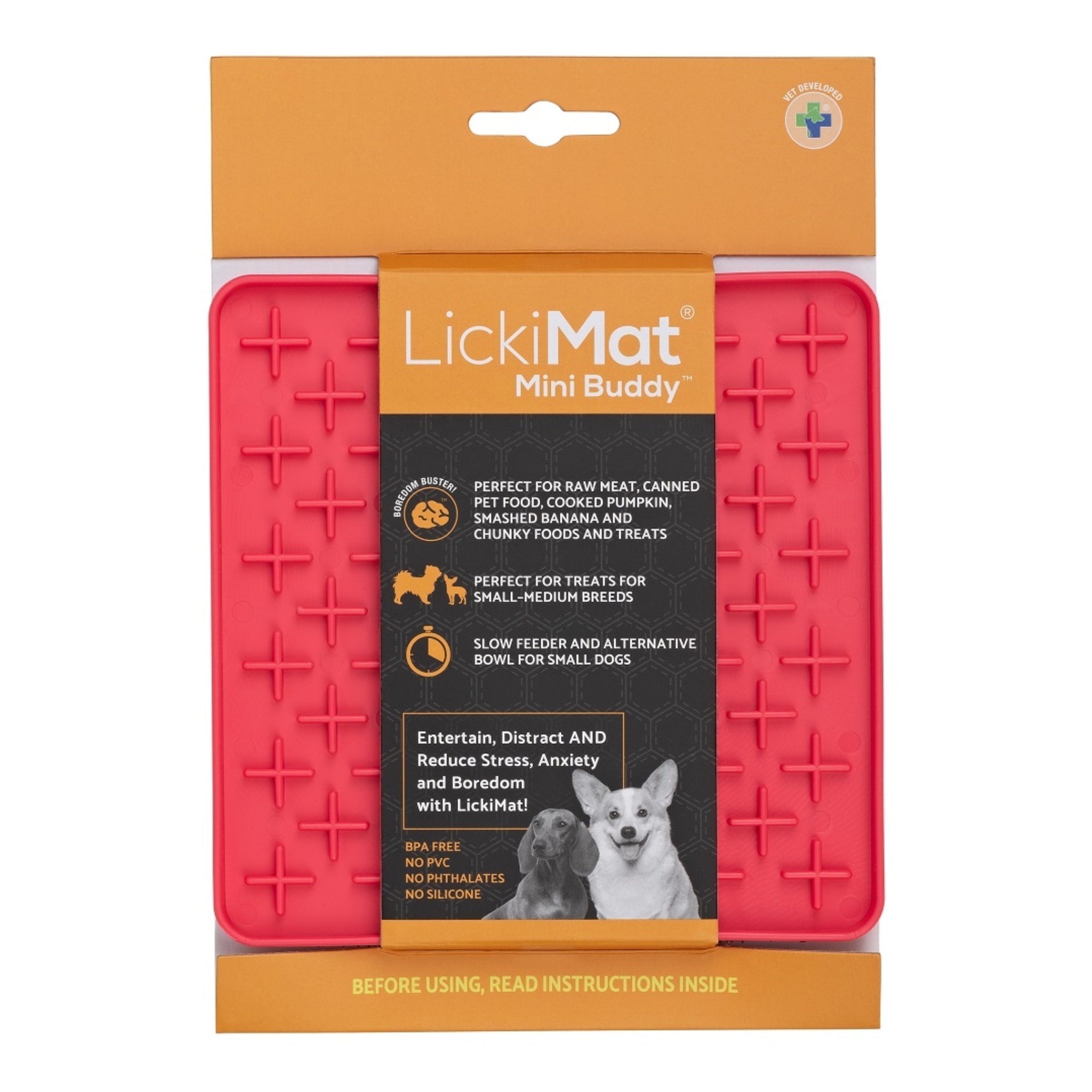 LickiMat Mini Buddy – Die kompakte Schleckmatte gegen Langeweile & Stress bei Hunden - Woofshack