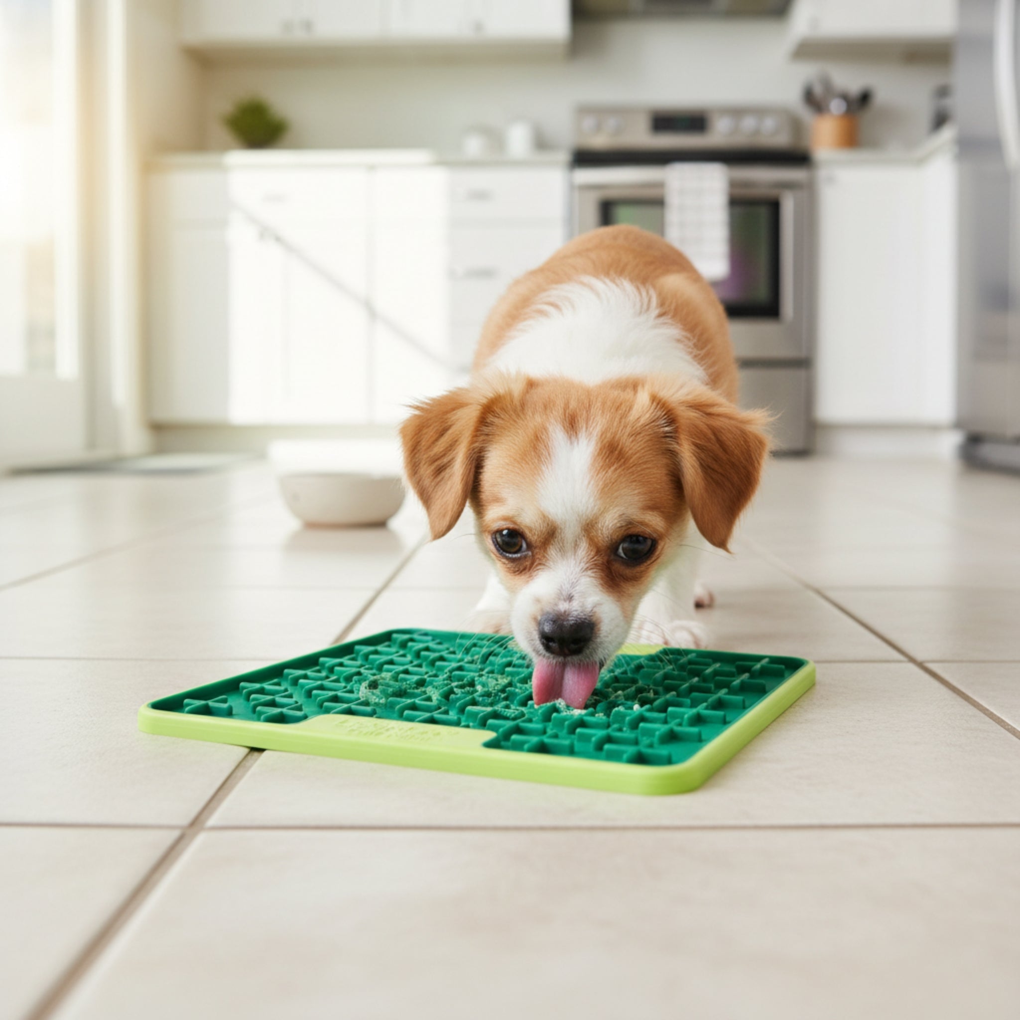 LickiMat Mini Buddy Tuff – Robuste Schleckmatte gegen Langeweile, Stress & Angst bei Hunden - Woofshack