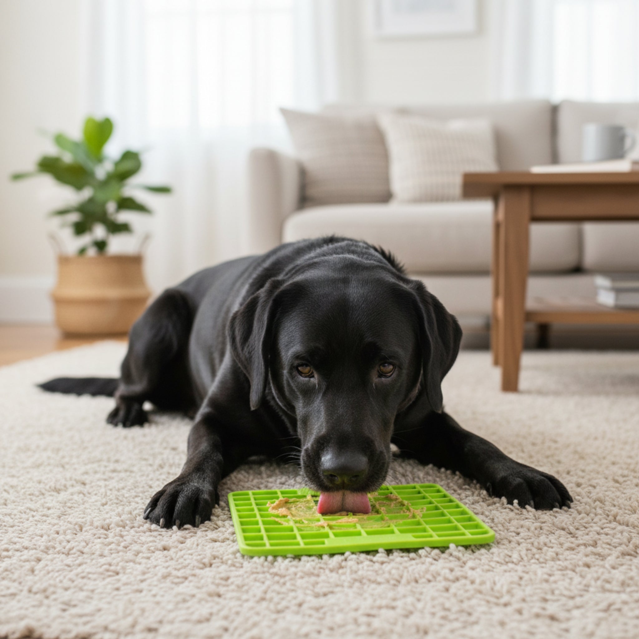 LickiMat Mini Playdate – Die beruhigende Anti-Stress Schleckmatte für kleine & mittelgroße Hunde | Slow Feeding, mentale Auslastung & pure Entspannung - Woofshack