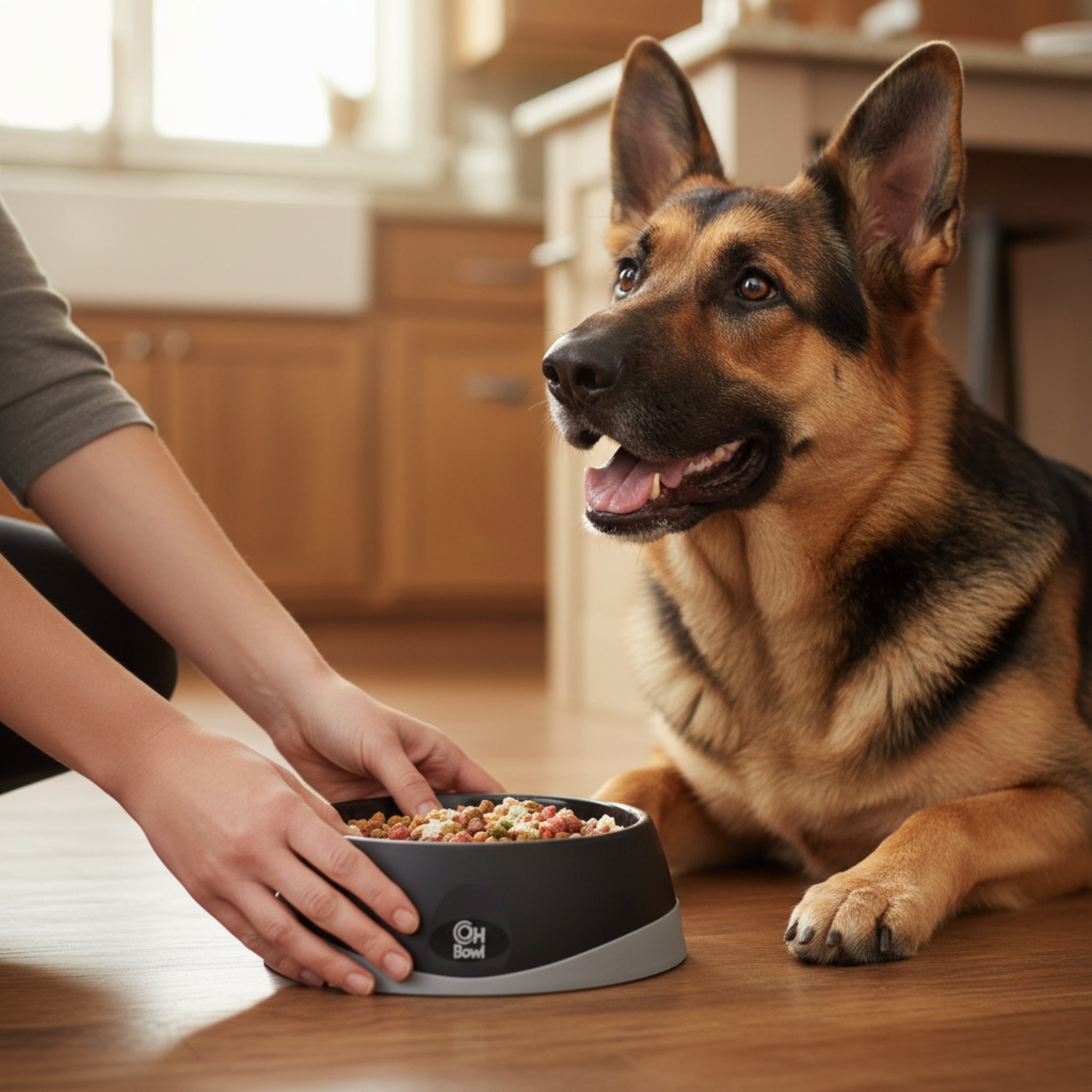 LickiMat OH Bowl – Anti - Schling Hundenapf für langsames Fressen - Woofshack