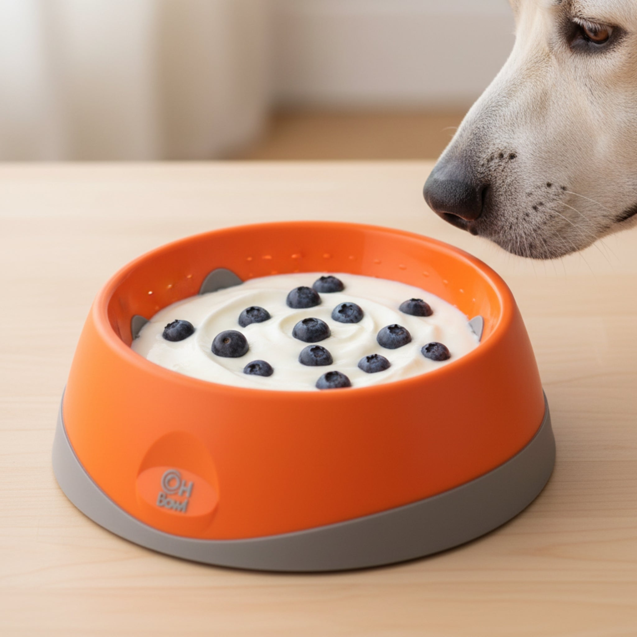 LickiMat OH Bowl – Anti - Schling Hundenapf für langsames Fressen - Woofshack