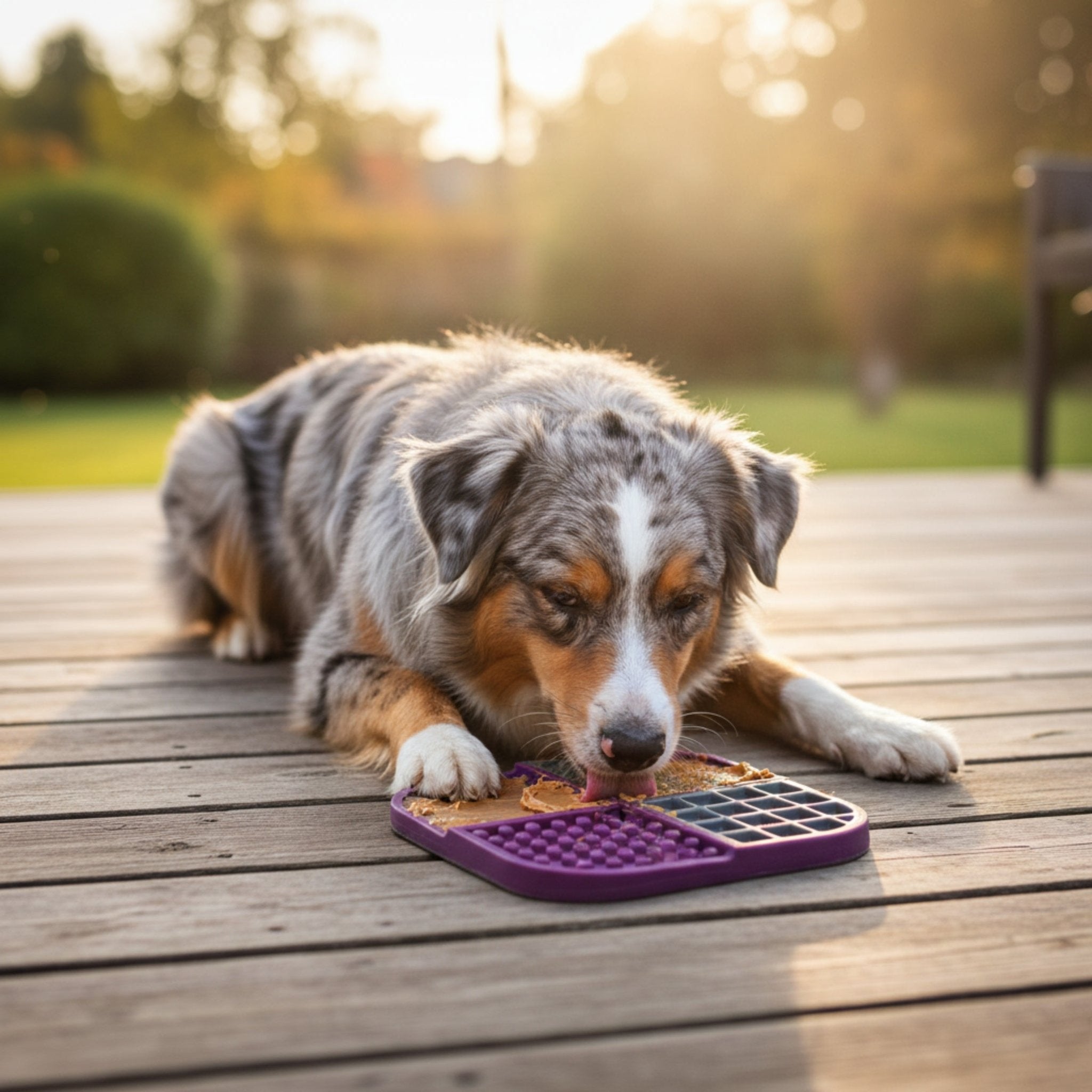 LickiMat Slomo Schleckmatte - Anti - Stress & Beschäftigung für Hunde - Woofshack